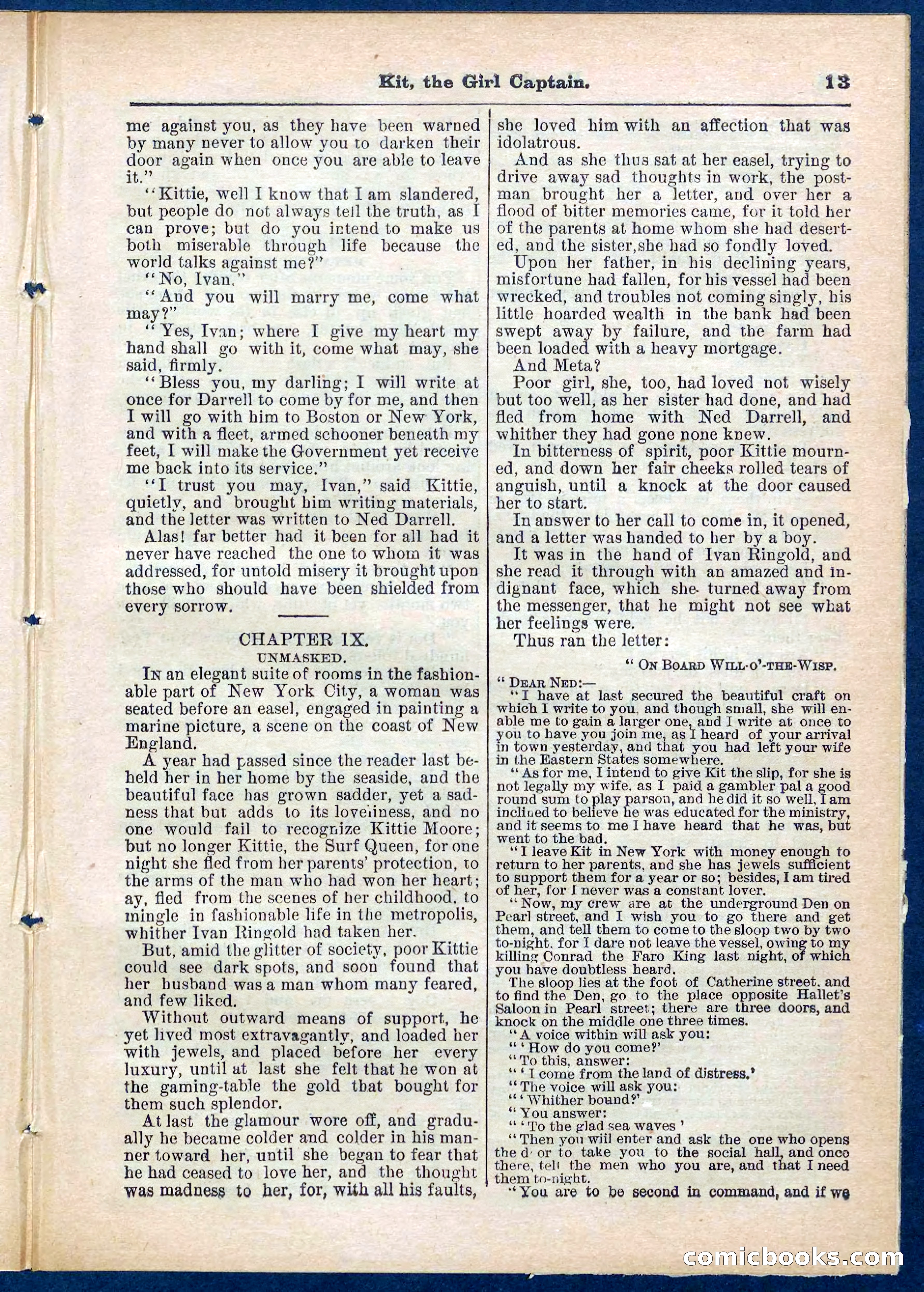 Beadle's Pocket Library No. 310 — page 13 of 32