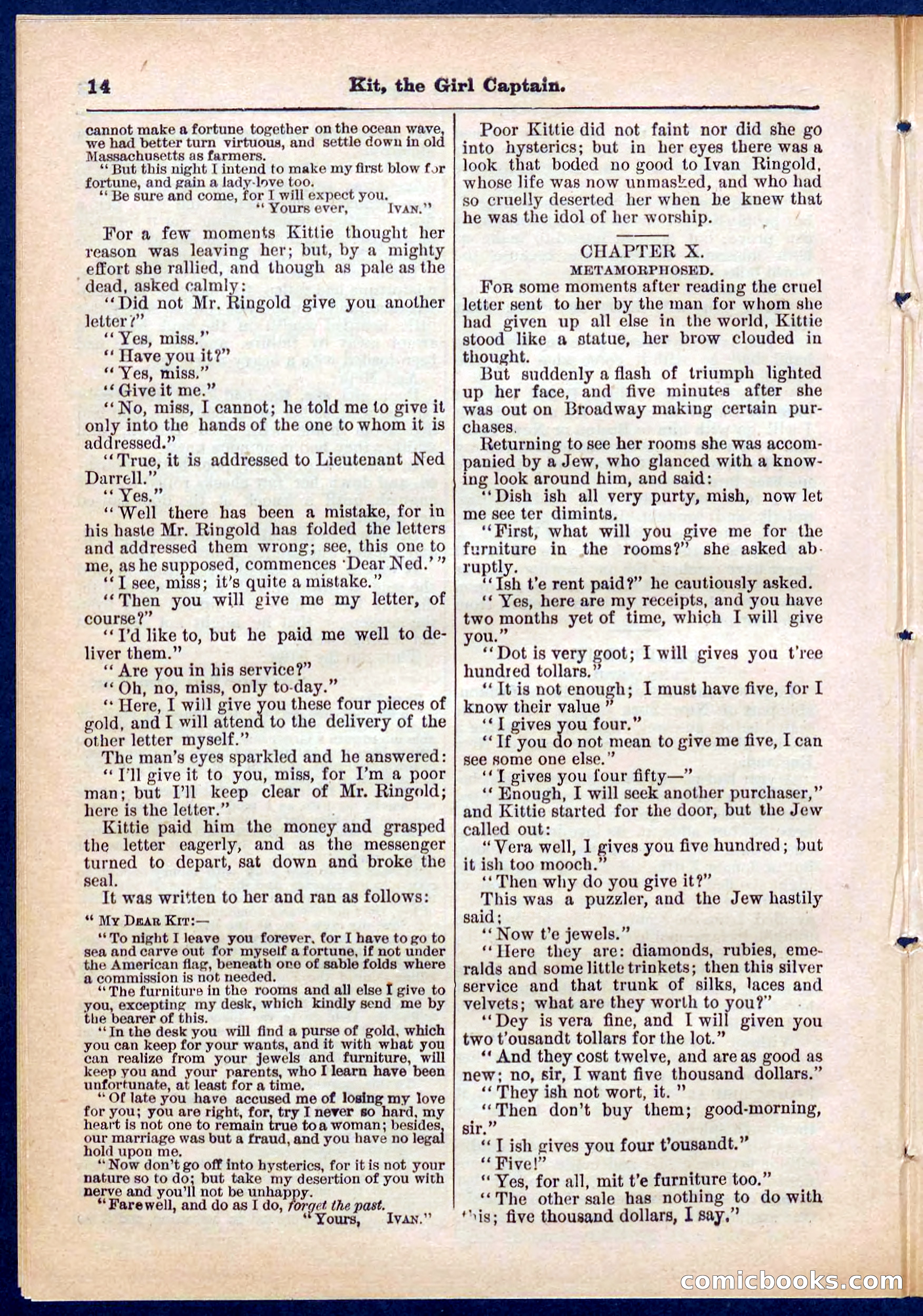 Beadle's Pocket Library No. 310 — page 14 of 32