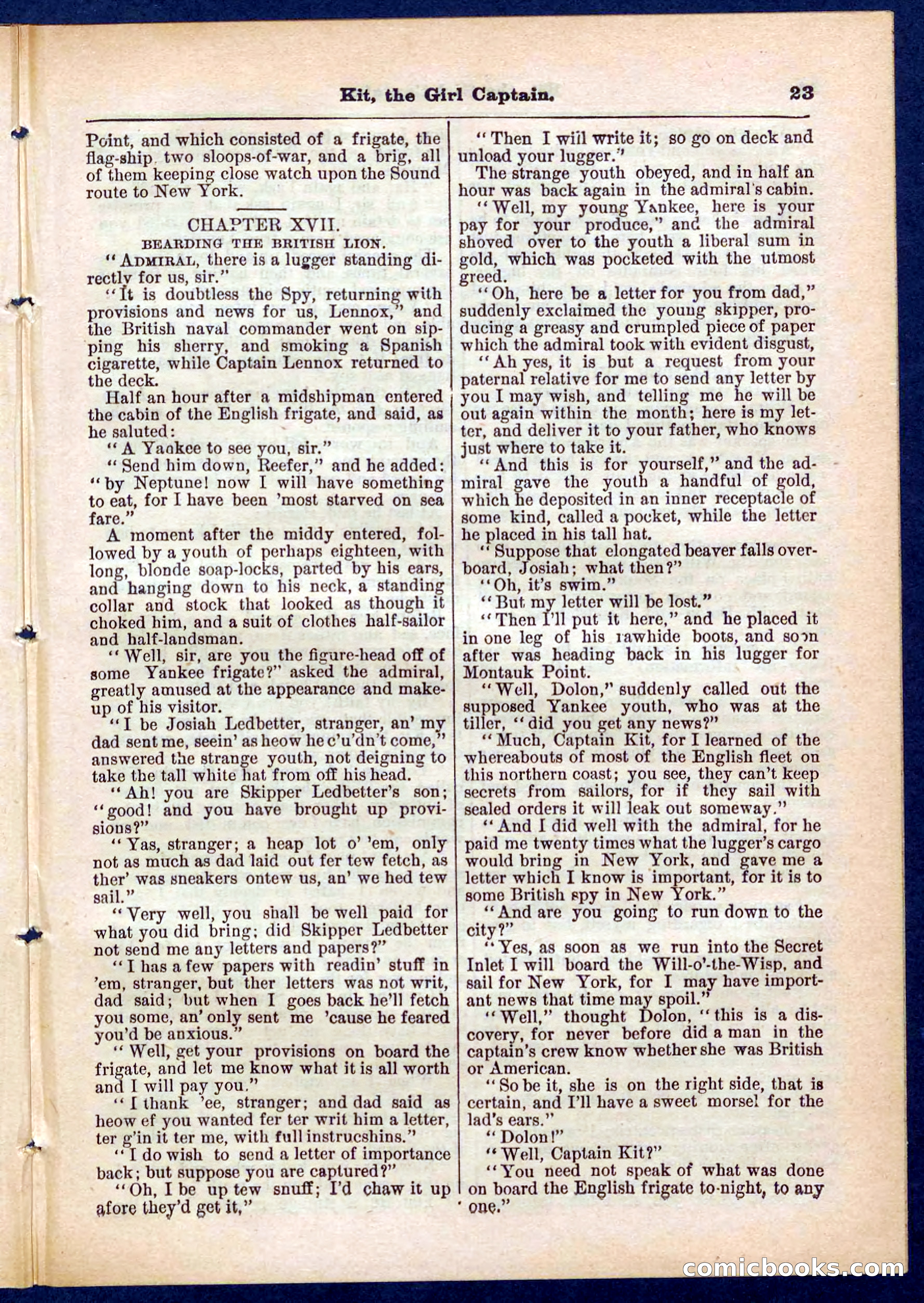 Beadle's Pocket Library No. 310 — page 23 of 32