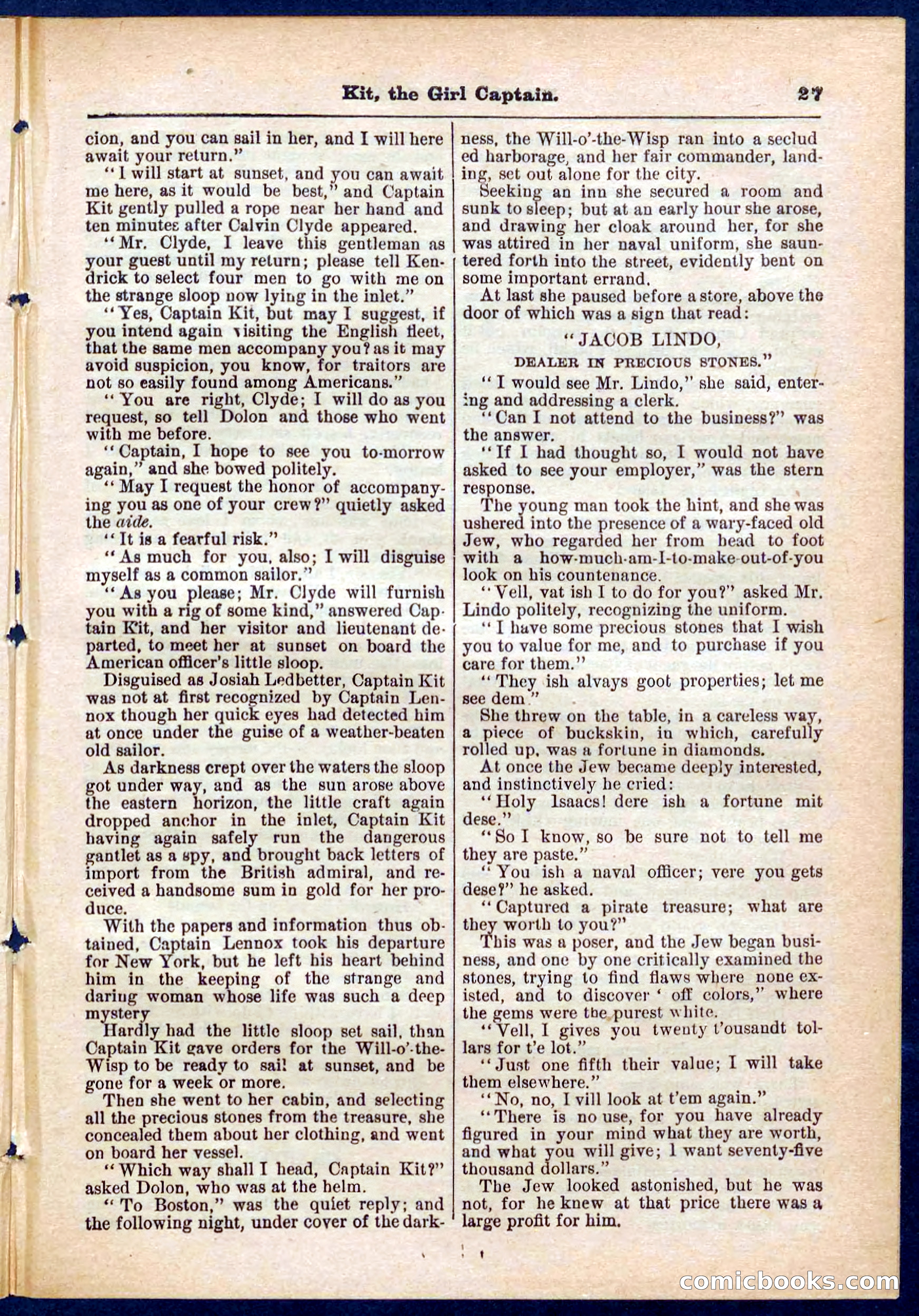 Beadle's Pocket Library No. 310 — page 27 of 32