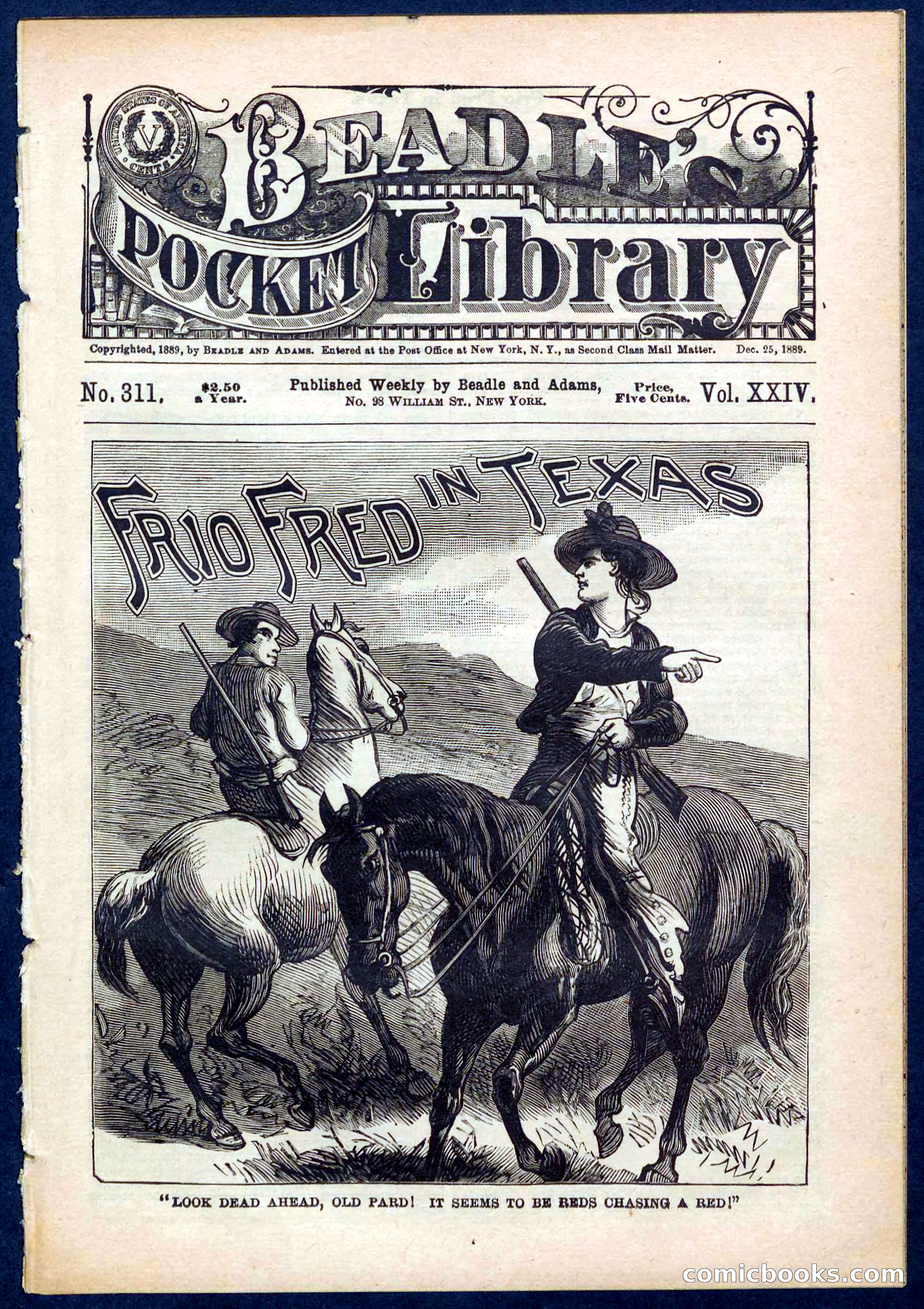 Beadle's Pocket Library No. 311 — page 1 of 32