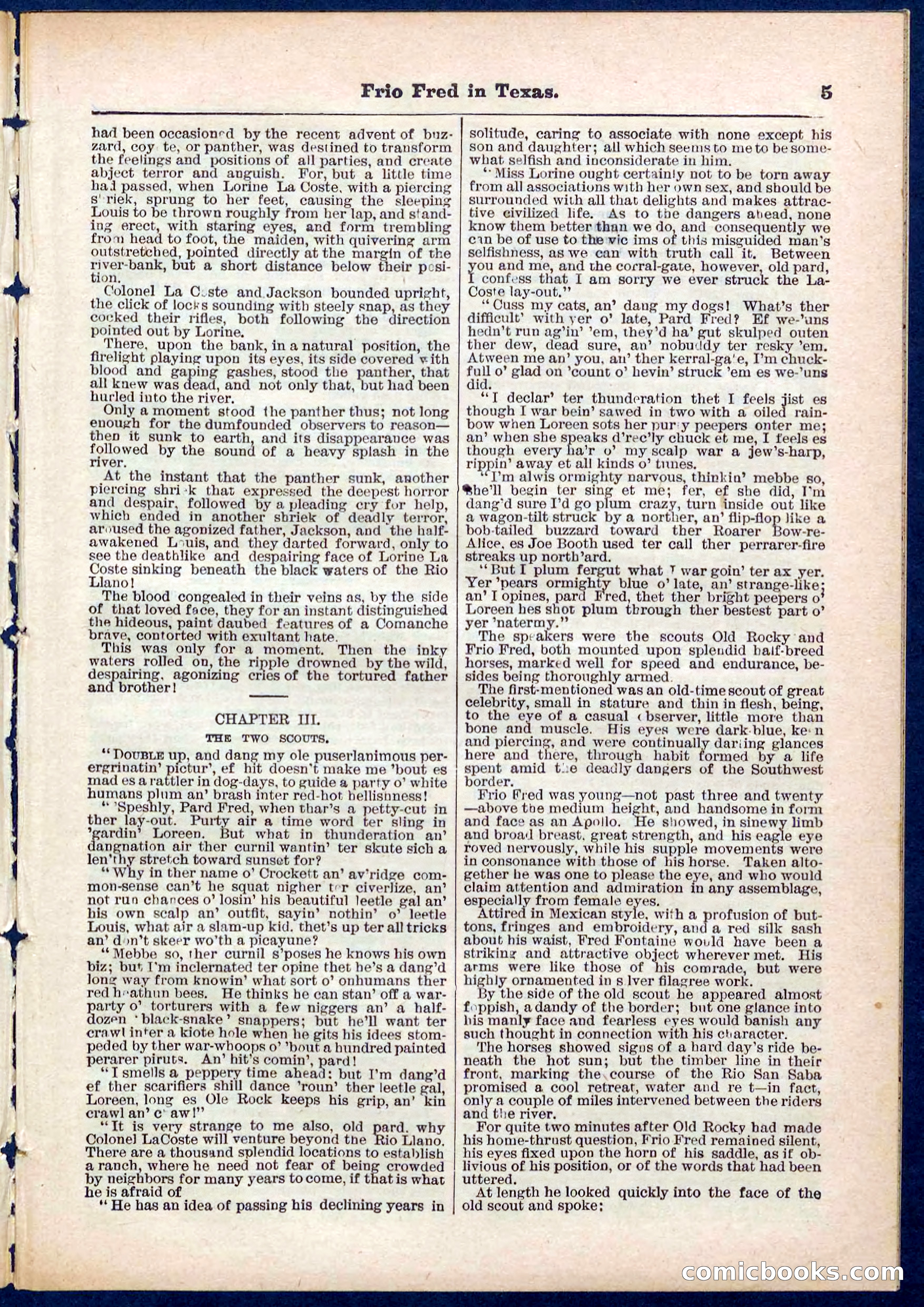 Beadle's Pocket Library No. 311 — page 5 of 32