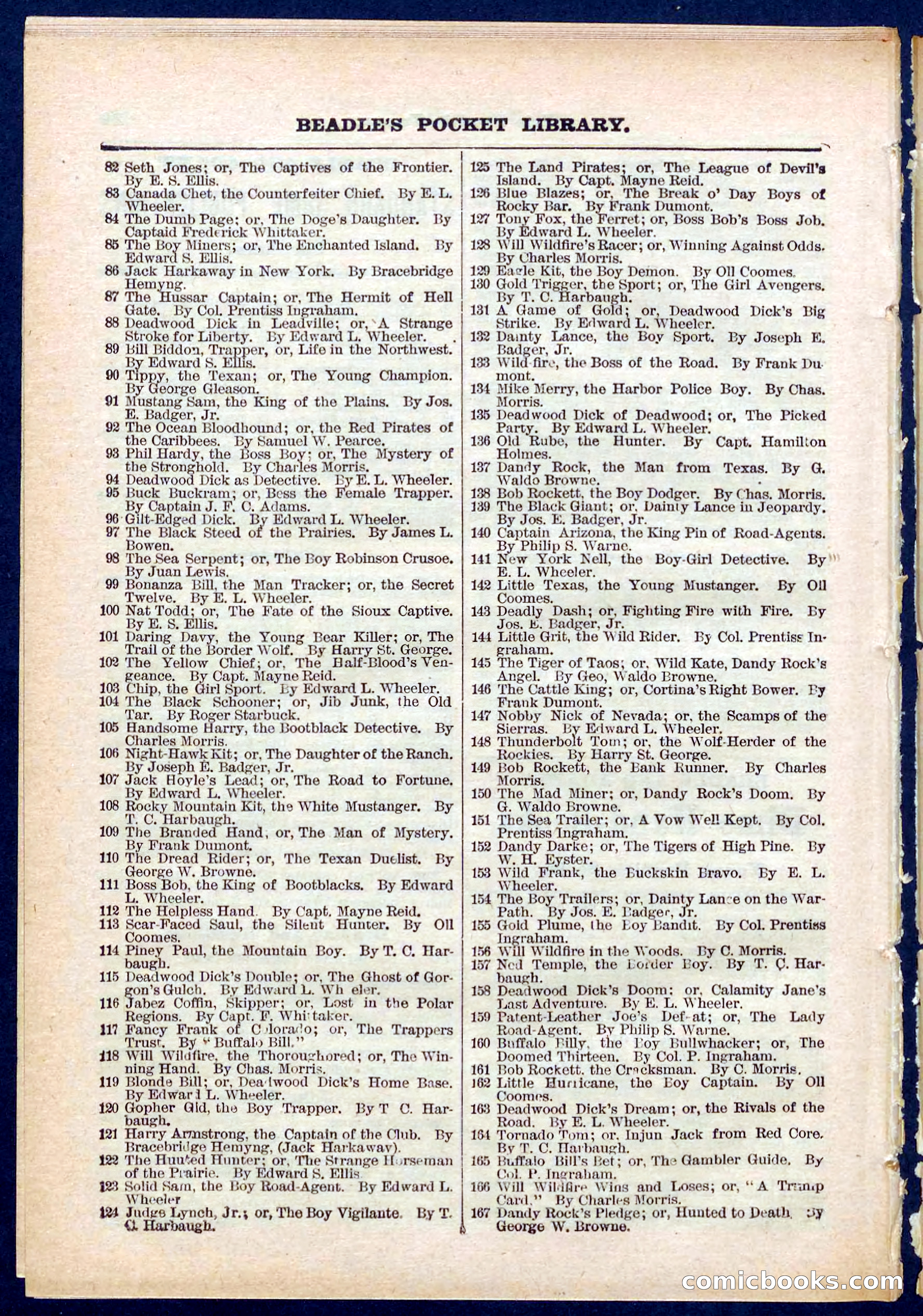 Beadle's Pocket Library No. 311 — page 30 of 32