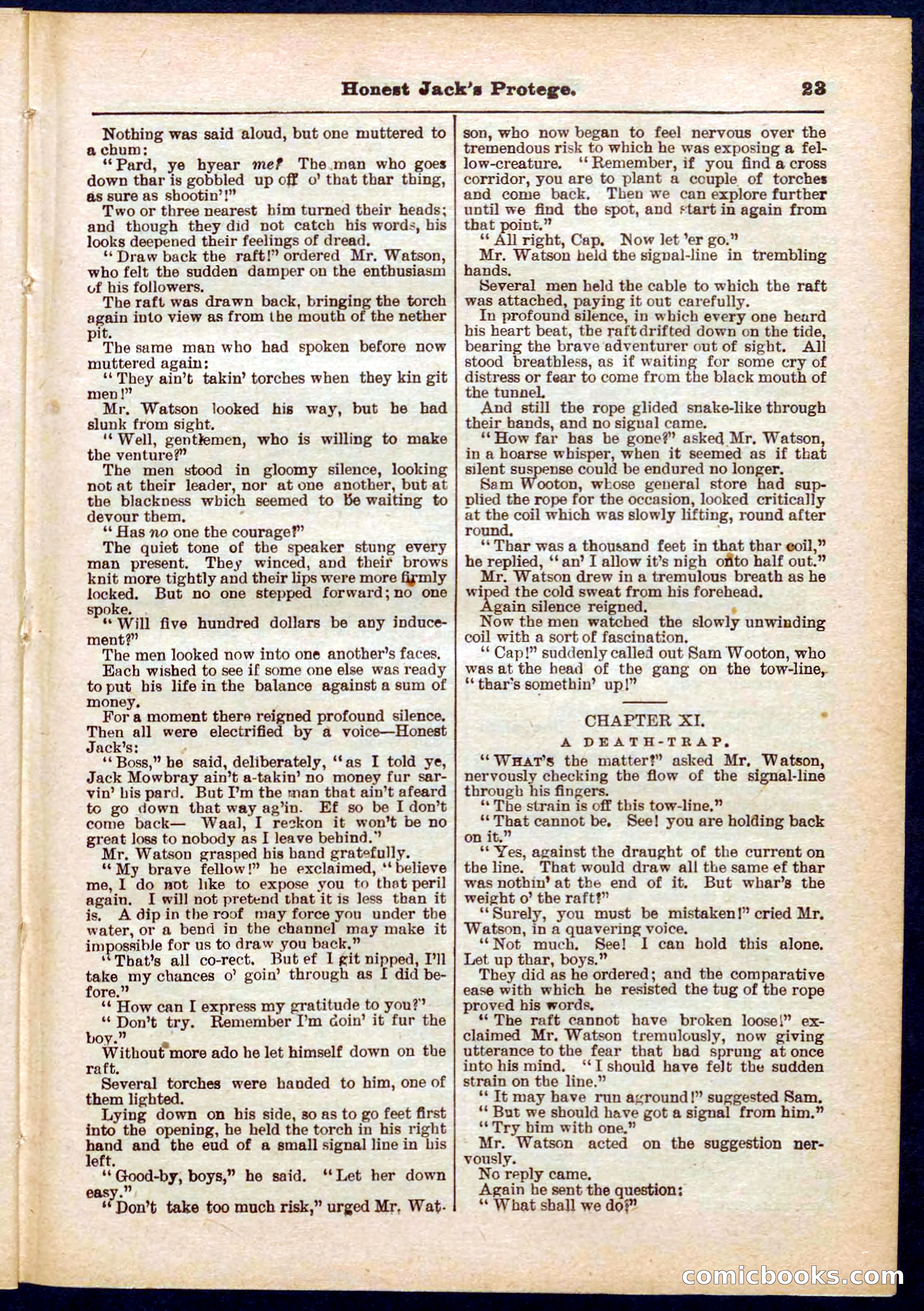 Beadle's Pocket Library No. 313 — page 23 of 32