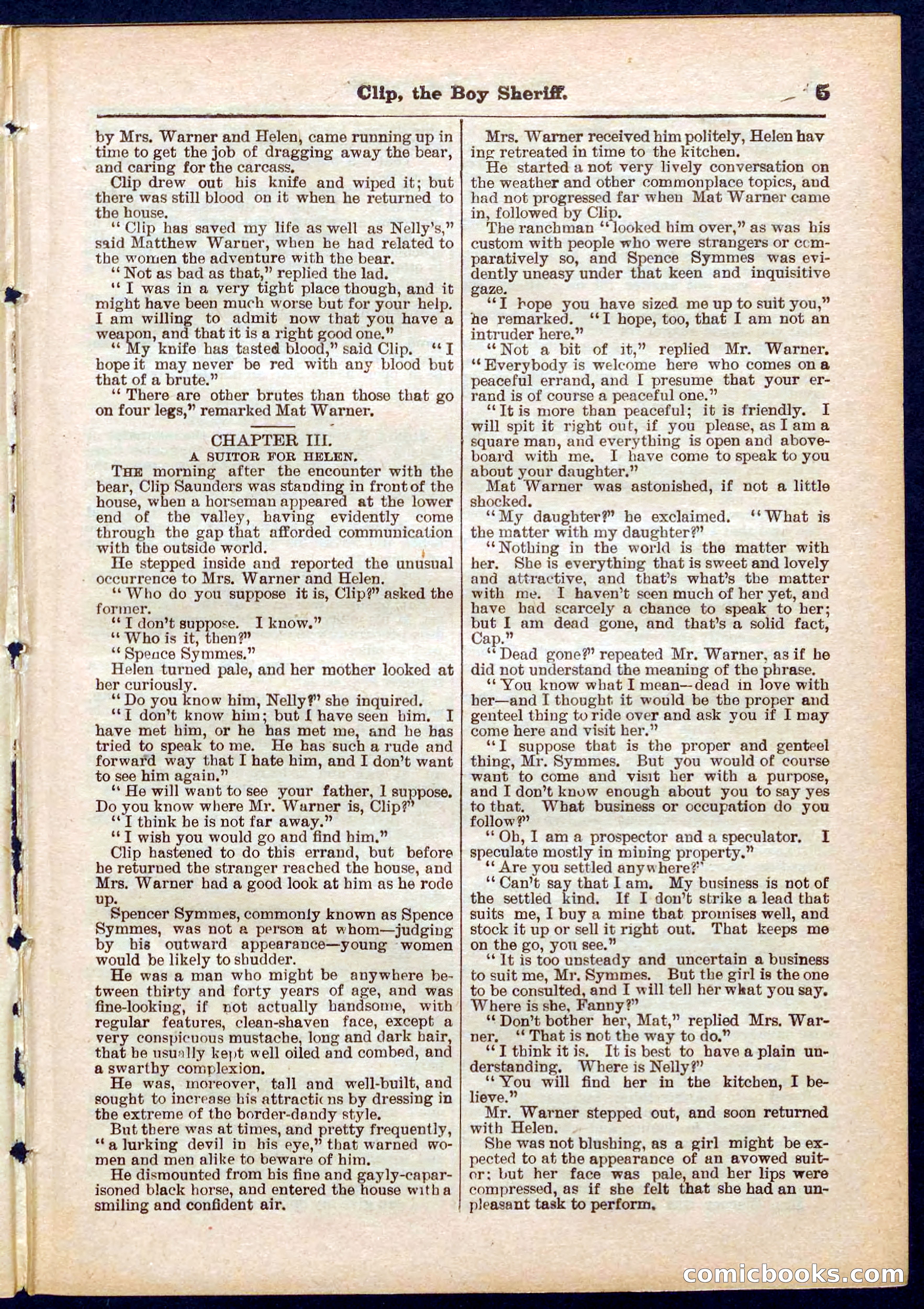 Beadle's Pocket Library No. 314 — page 5 of 32