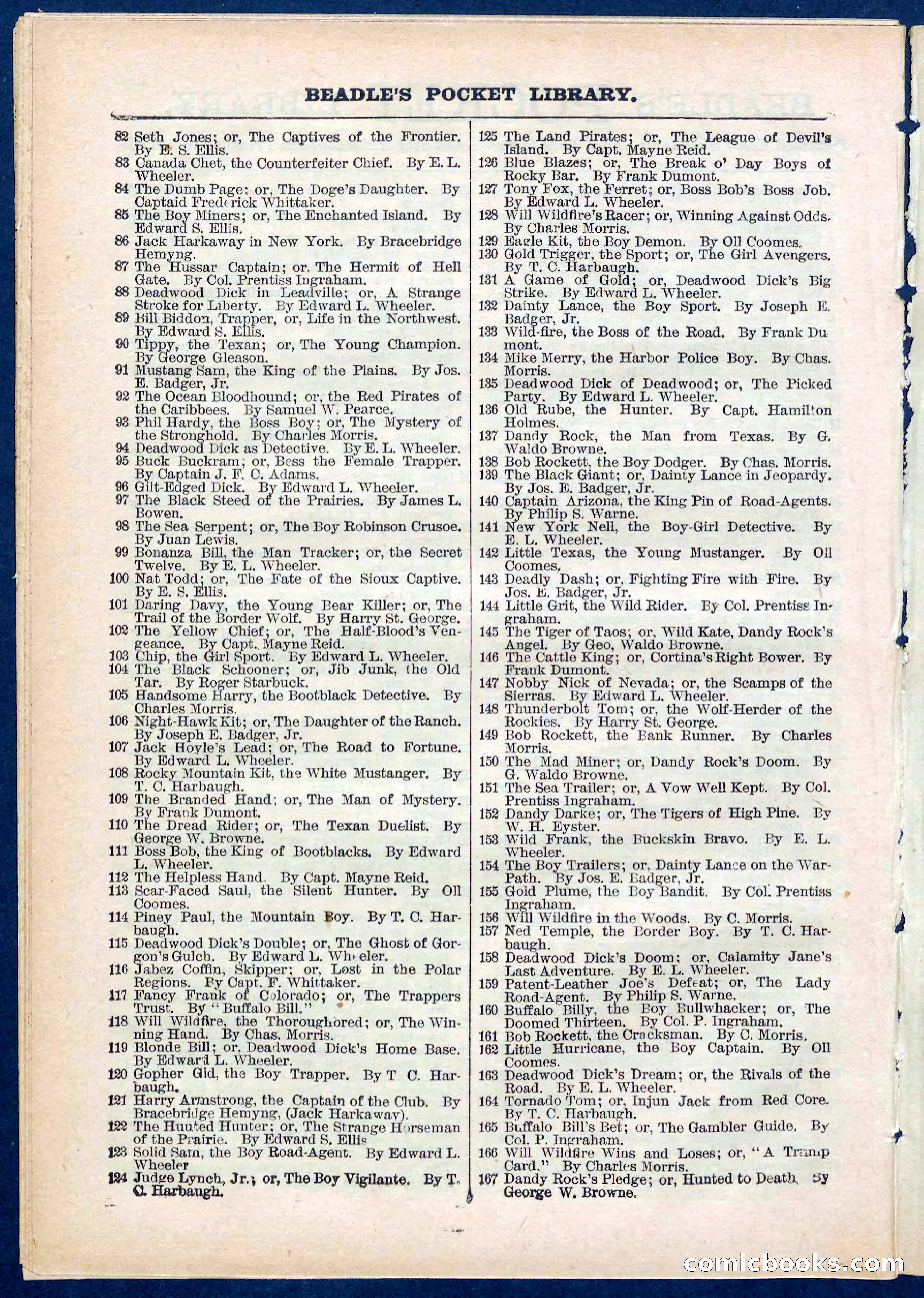 Beadle's Pocket Library No. 314 — page 30 of 32