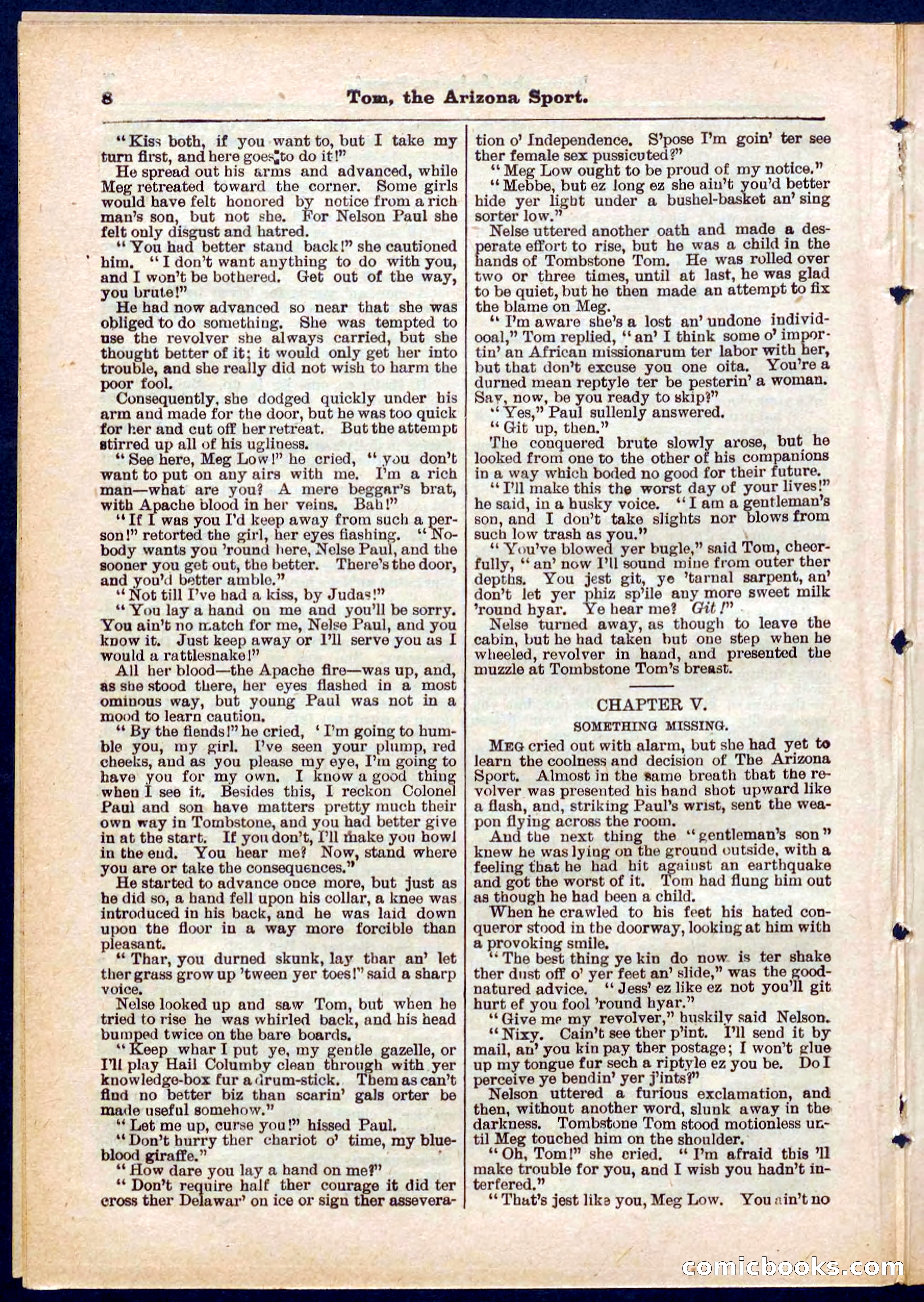 Beadle's Pocket Library No. 315 — page 8 of 32