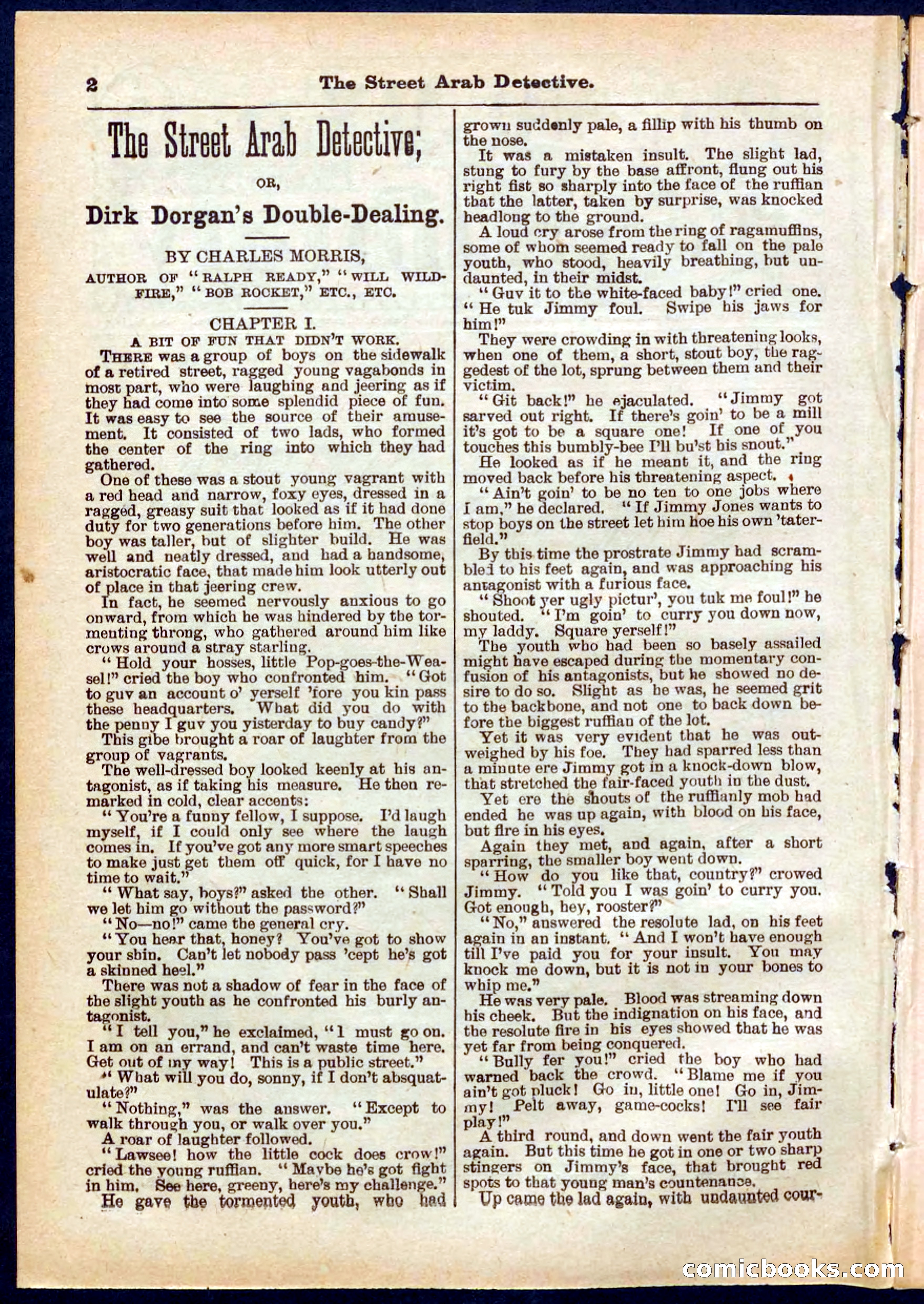 Beadle's Pocket Library No. 316: The Street Hard Detective — page 2 of 32