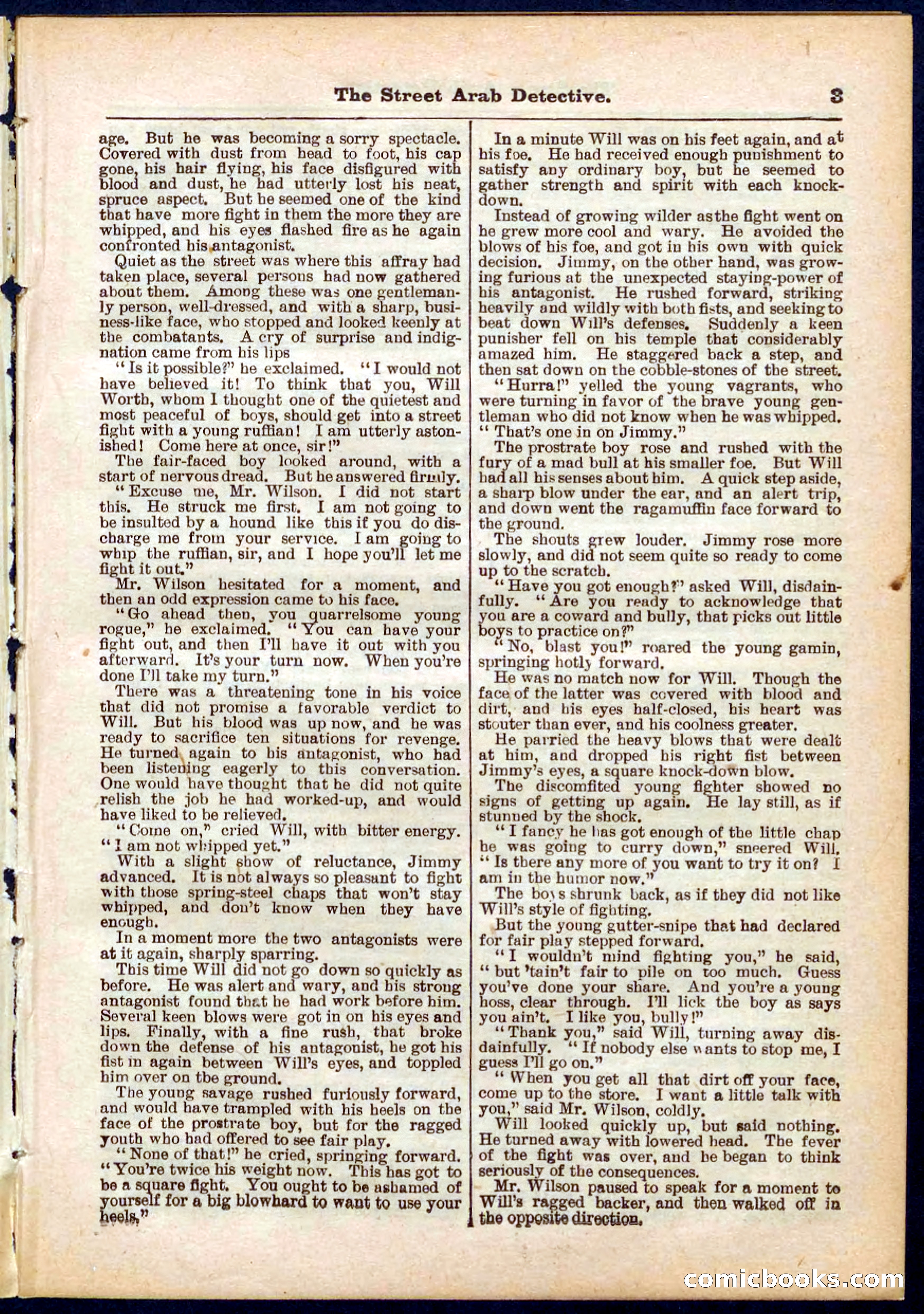 Beadle's Pocket Library No. 316: The Street Hard Detective — page 3 of 32