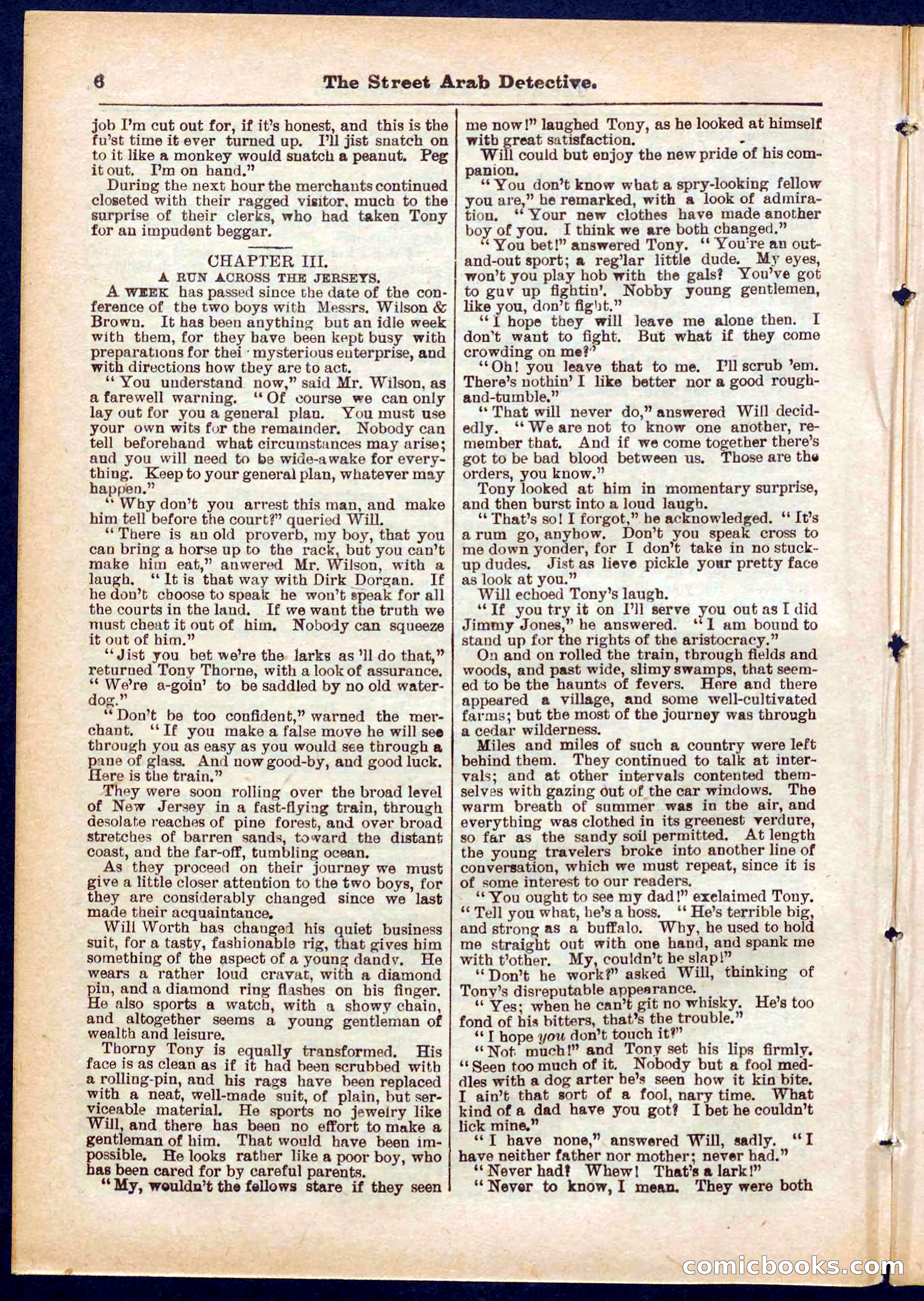 Beadle's Pocket Library No. 316: The Street Hard Detective — page 6 of 32
