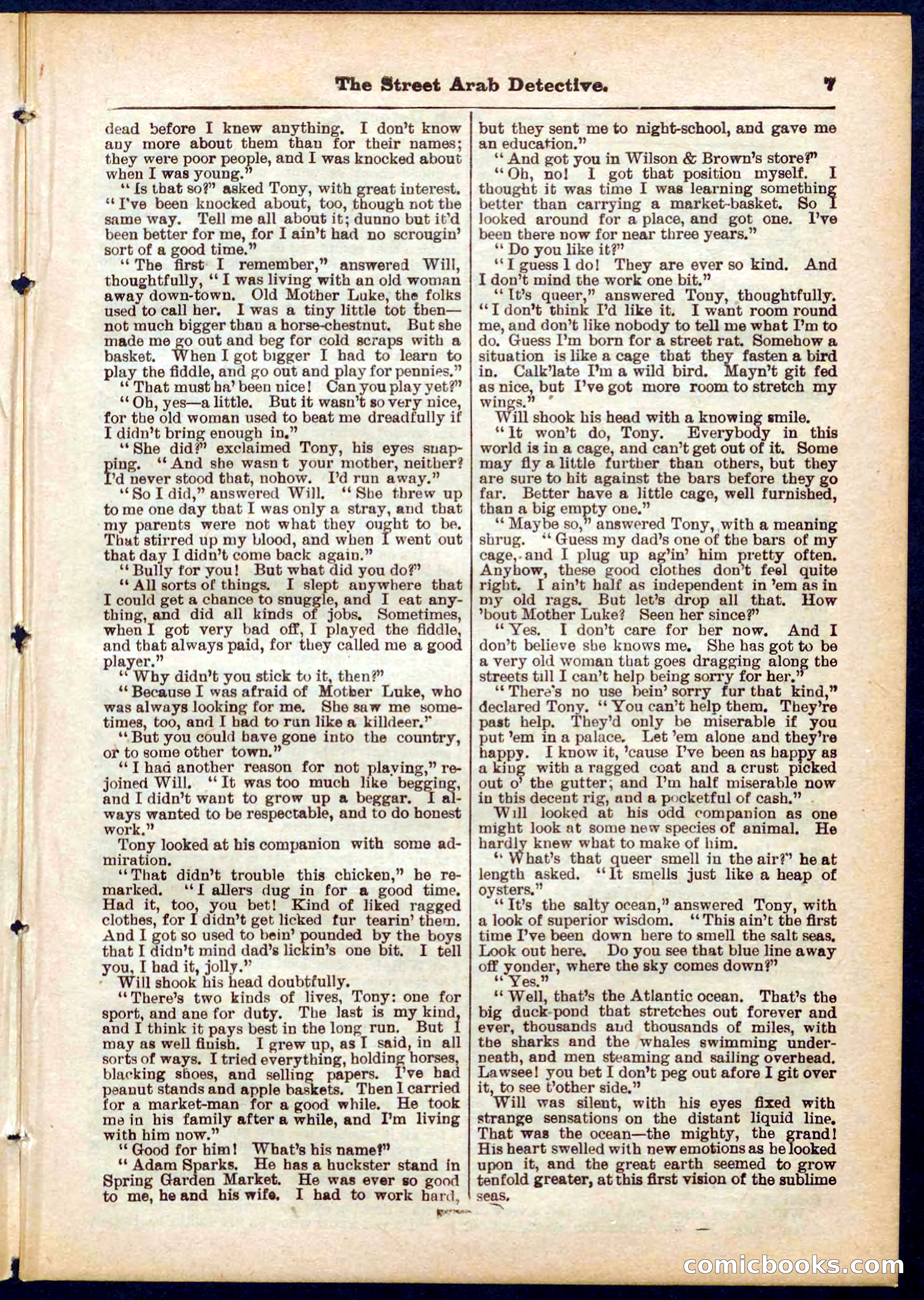 Beadle's Pocket Library No. 316: The Street Hard Detective — page 7 of 32