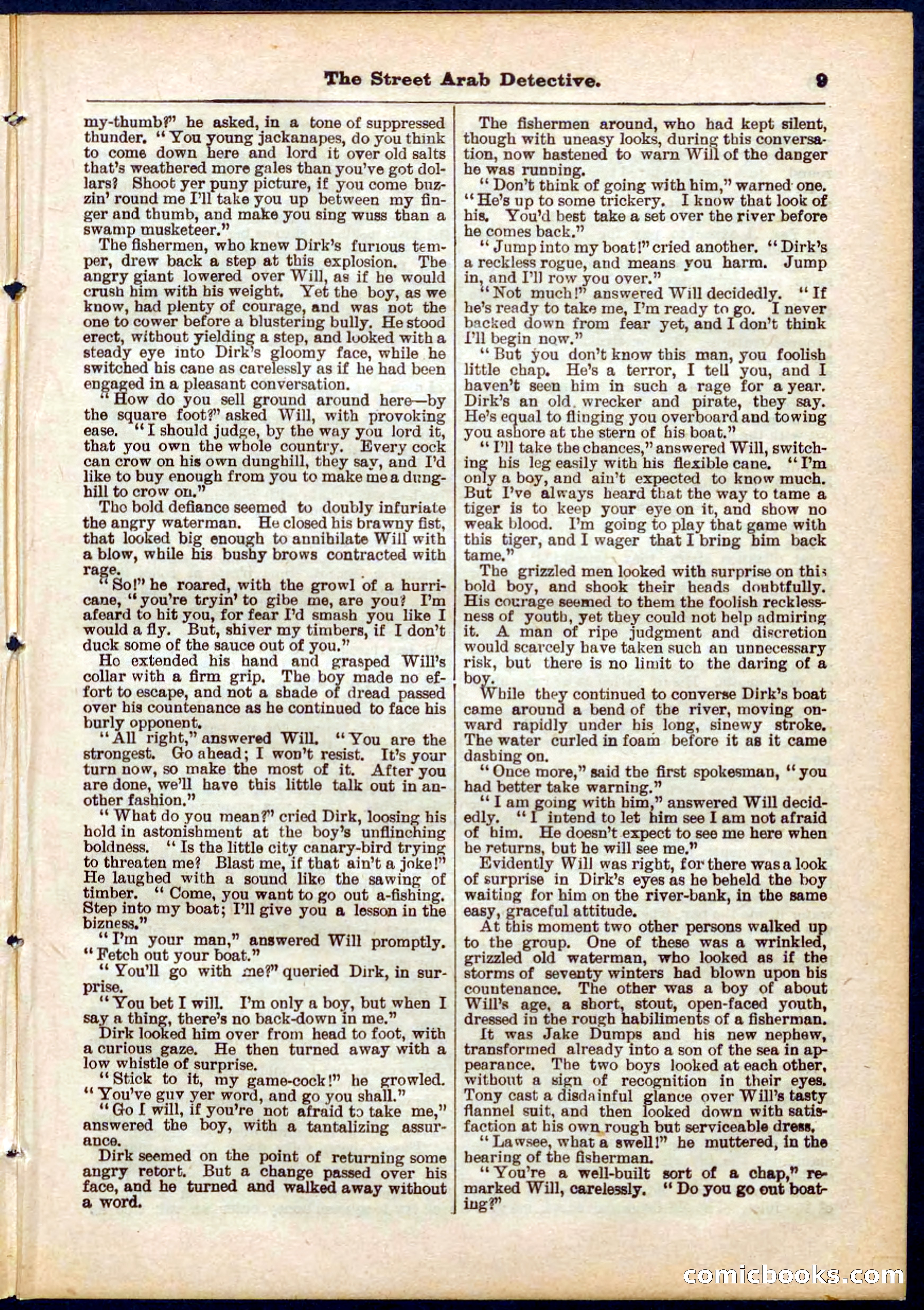 Beadle's Pocket Library No. 316: The Street Hard Detective — page 9 of 32
