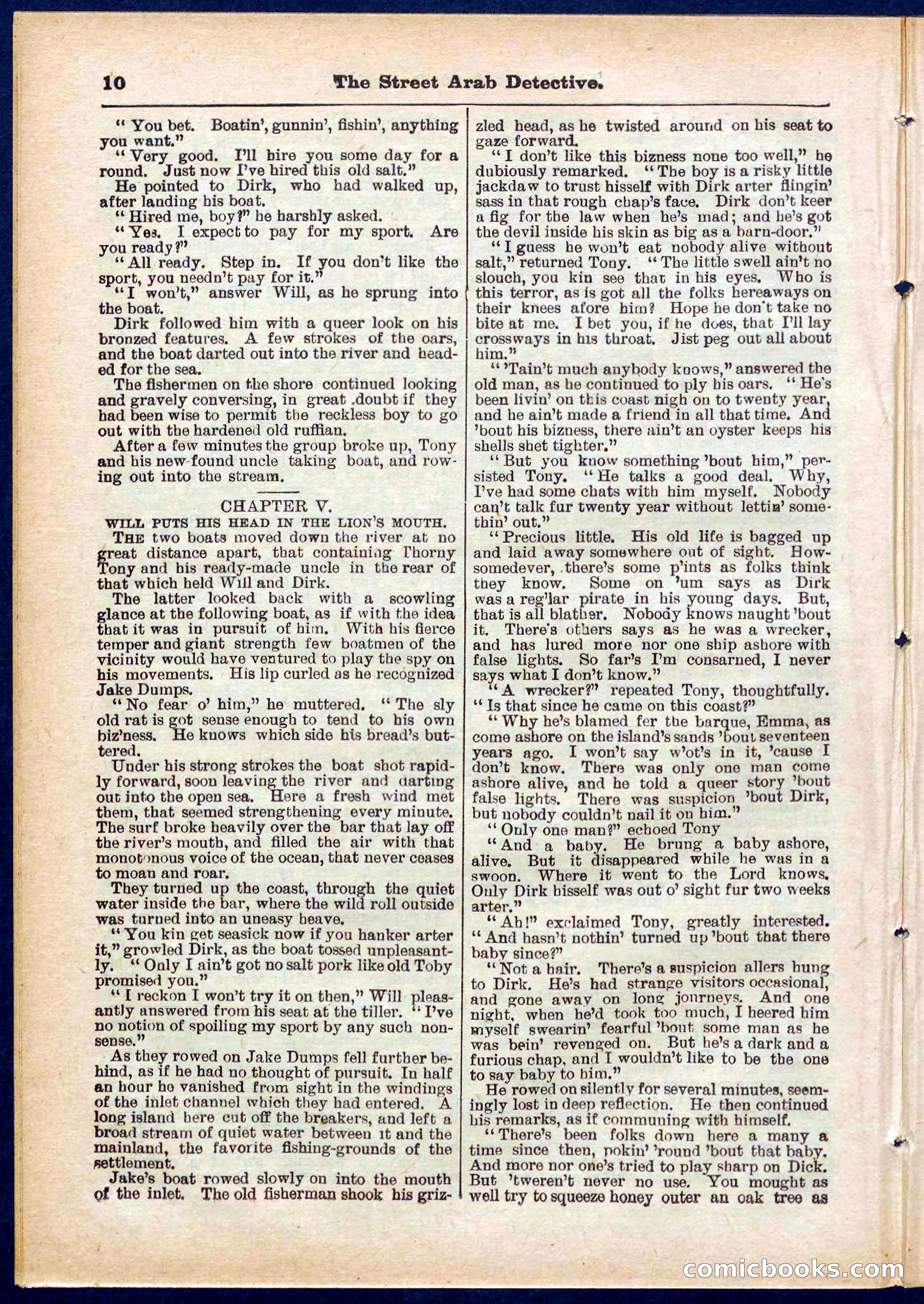 Beadle's Pocket Library No. 316: The Street Hard Detective — page 10 of 32