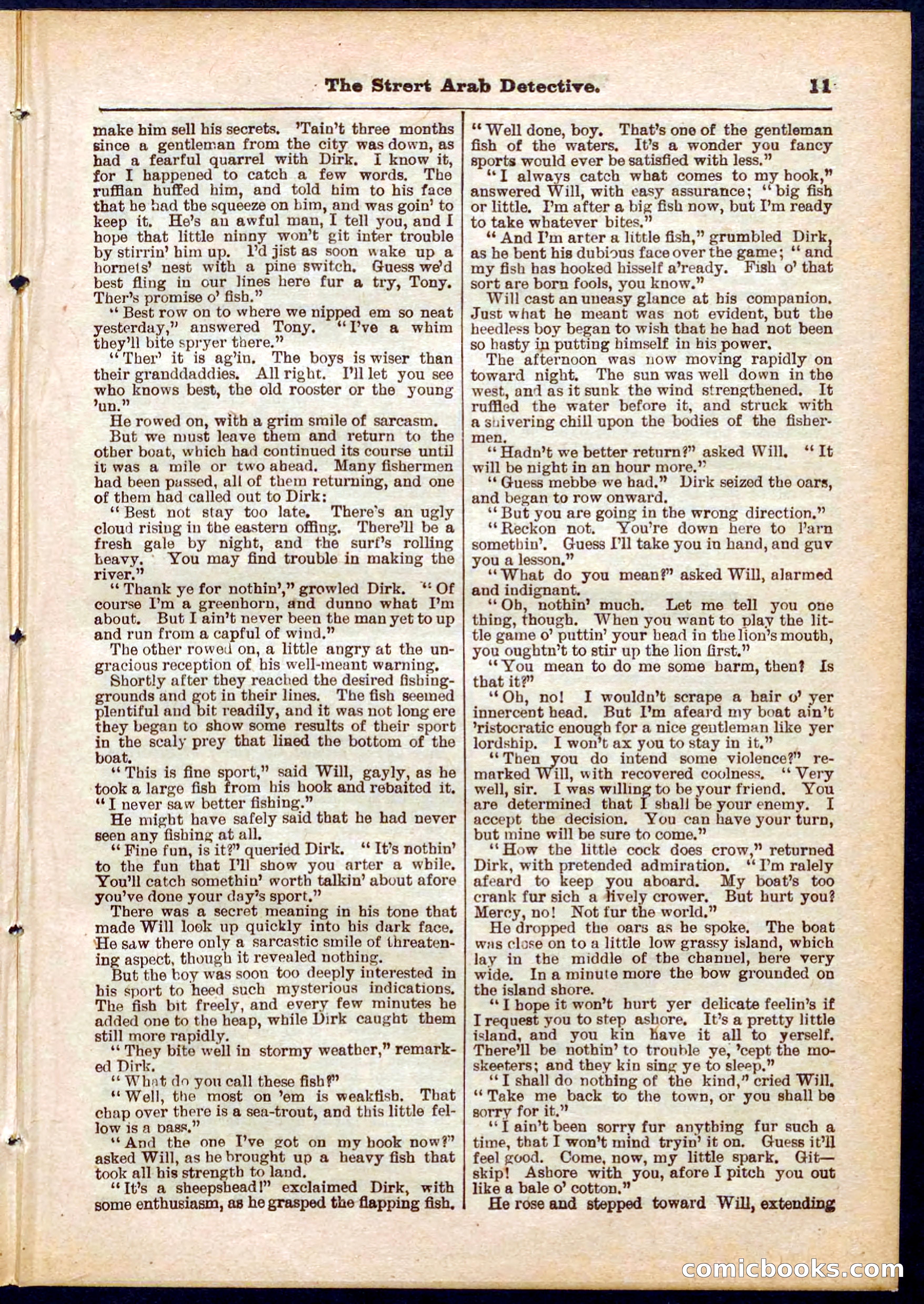 Beadle's Pocket Library No. 316: The Street Hard Detective — page 11 of 32
