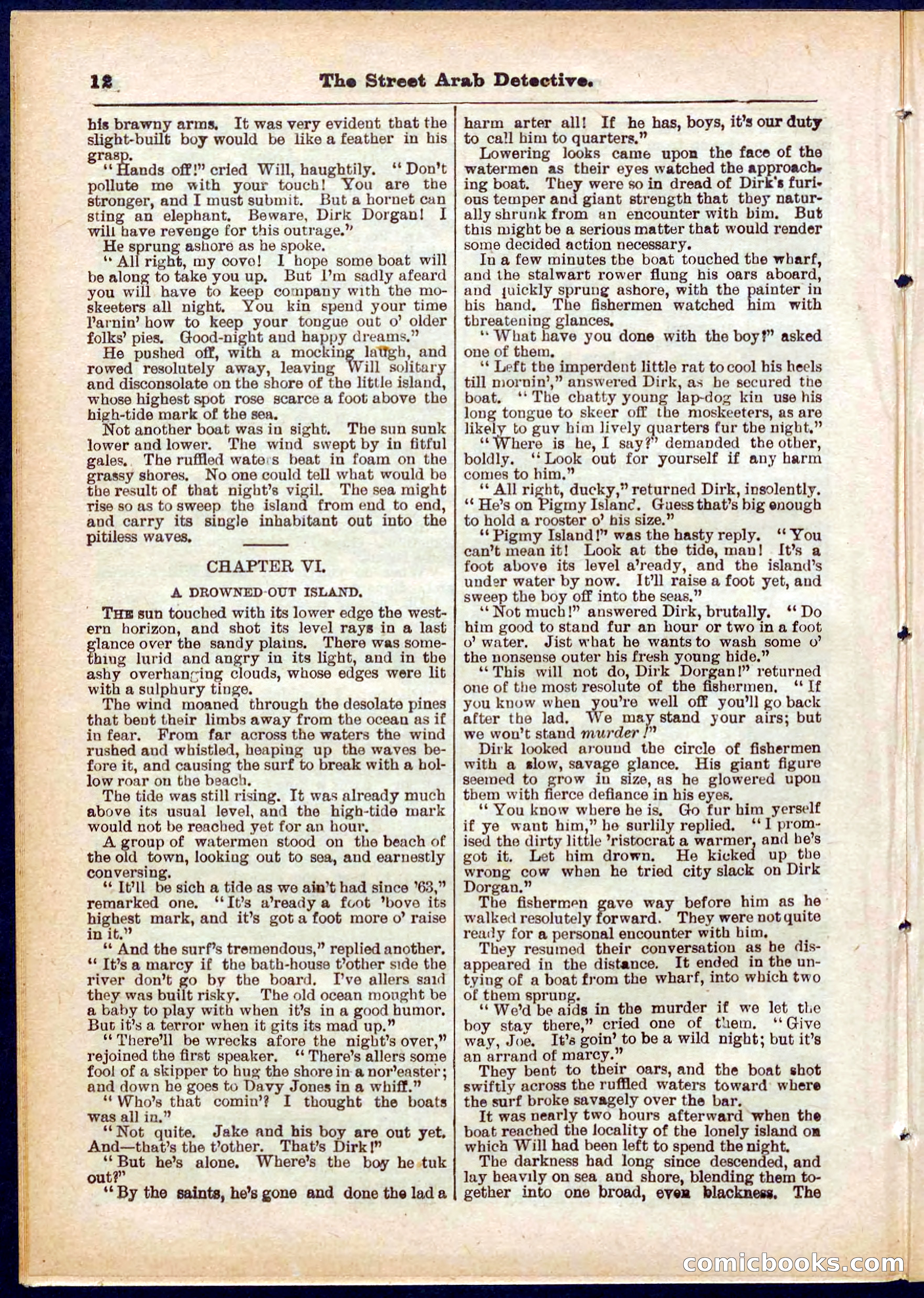 Beadle's Pocket Library No. 316: The Street Hard Detective — page 12 of 32
