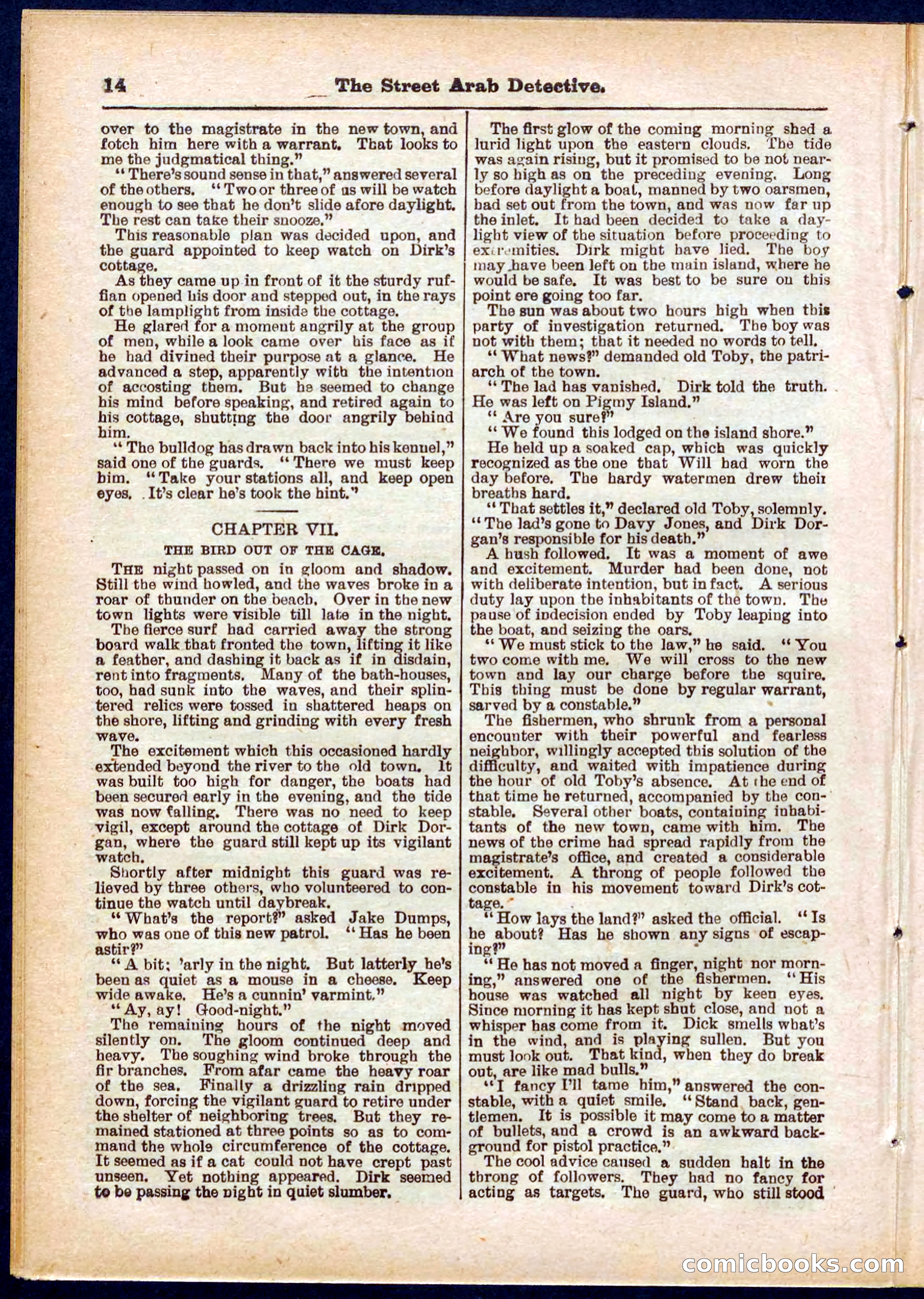 Beadle's Pocket Library No. 316: The Street Hard Detective — page 14 of 32
