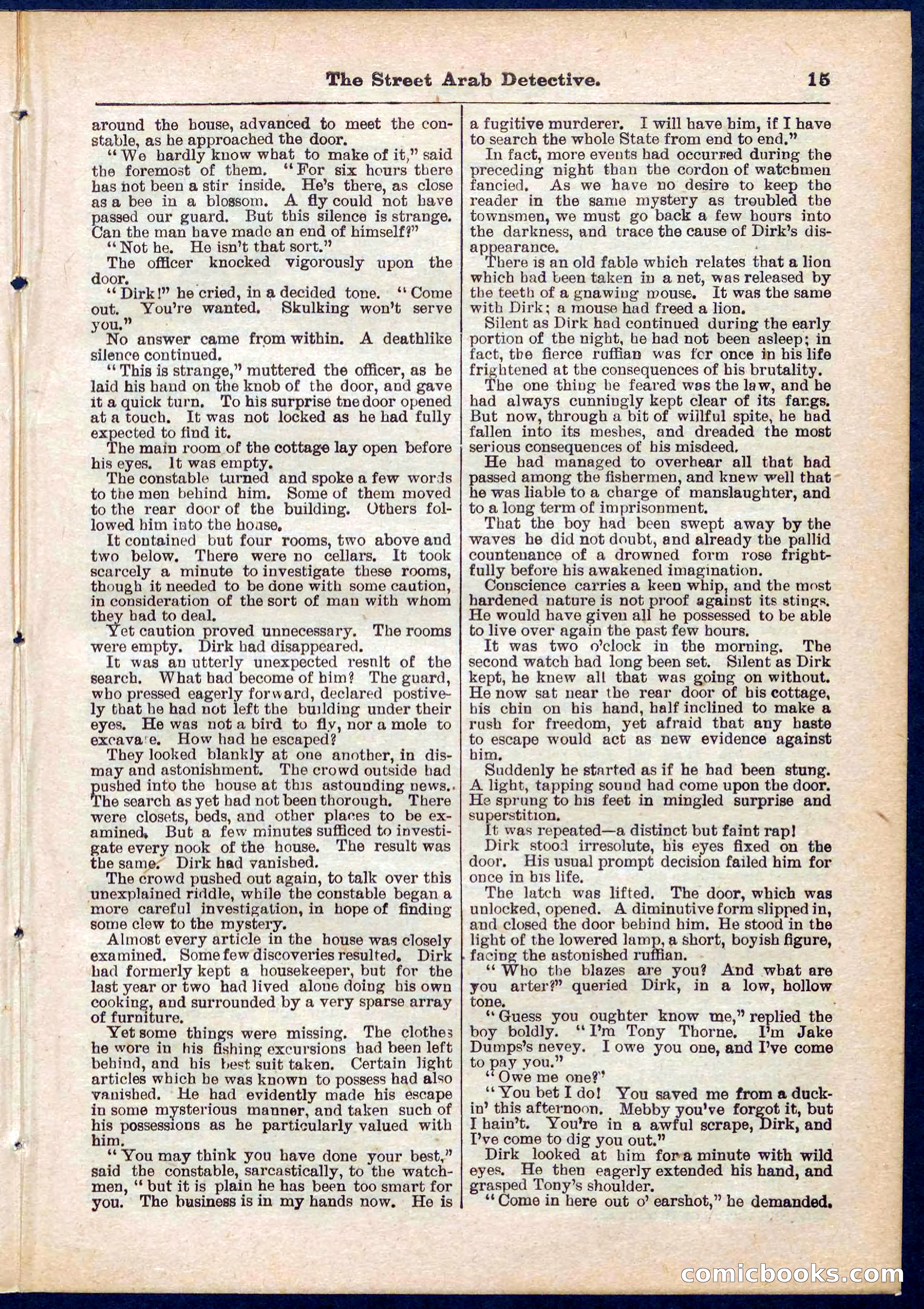 Beadle's Pocket Library No. 316: The Street Hard Detective — page 15 of 32