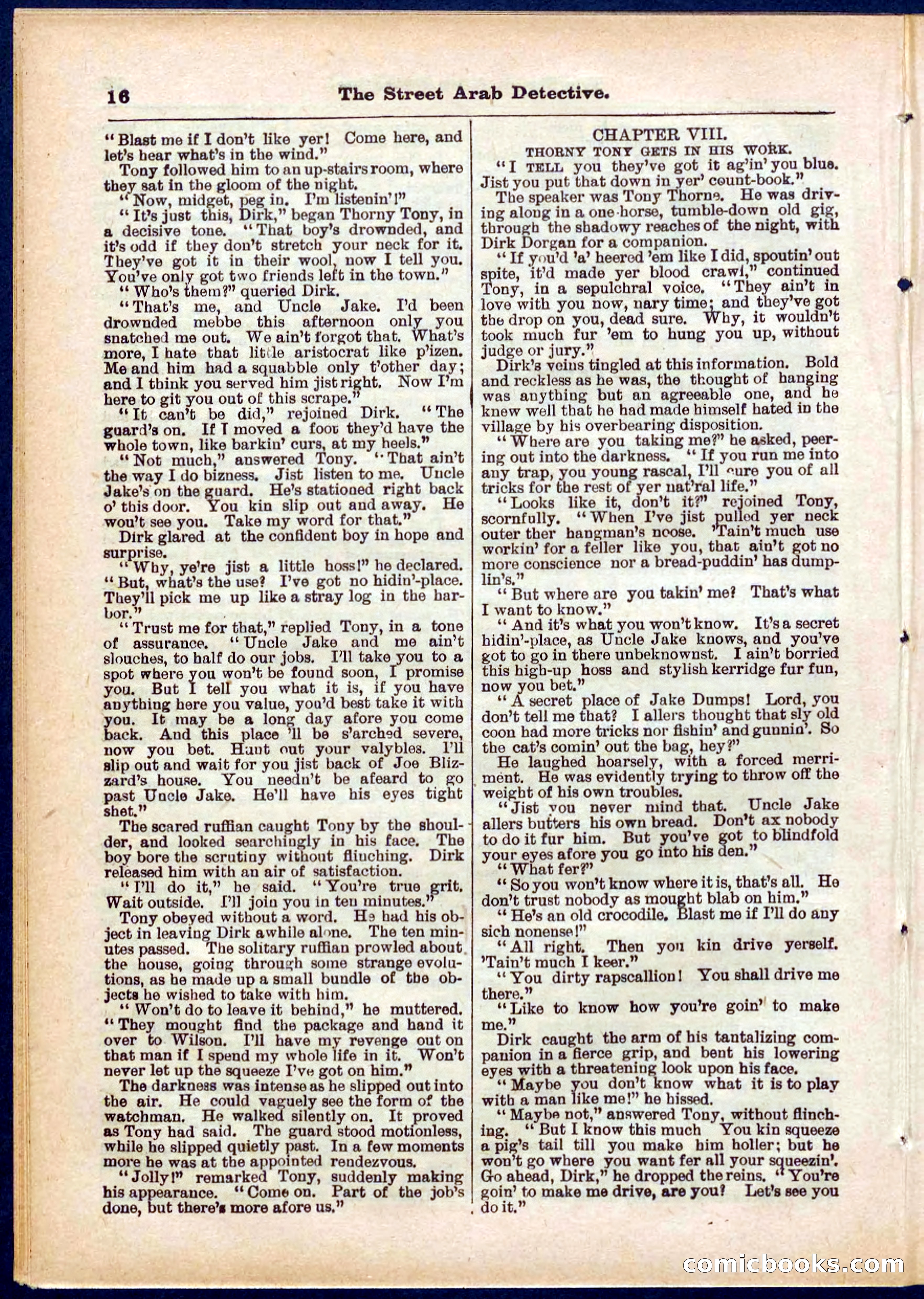 Beadle's Pocket Library No. 316: The Street Hard Detective — page 16 of 32