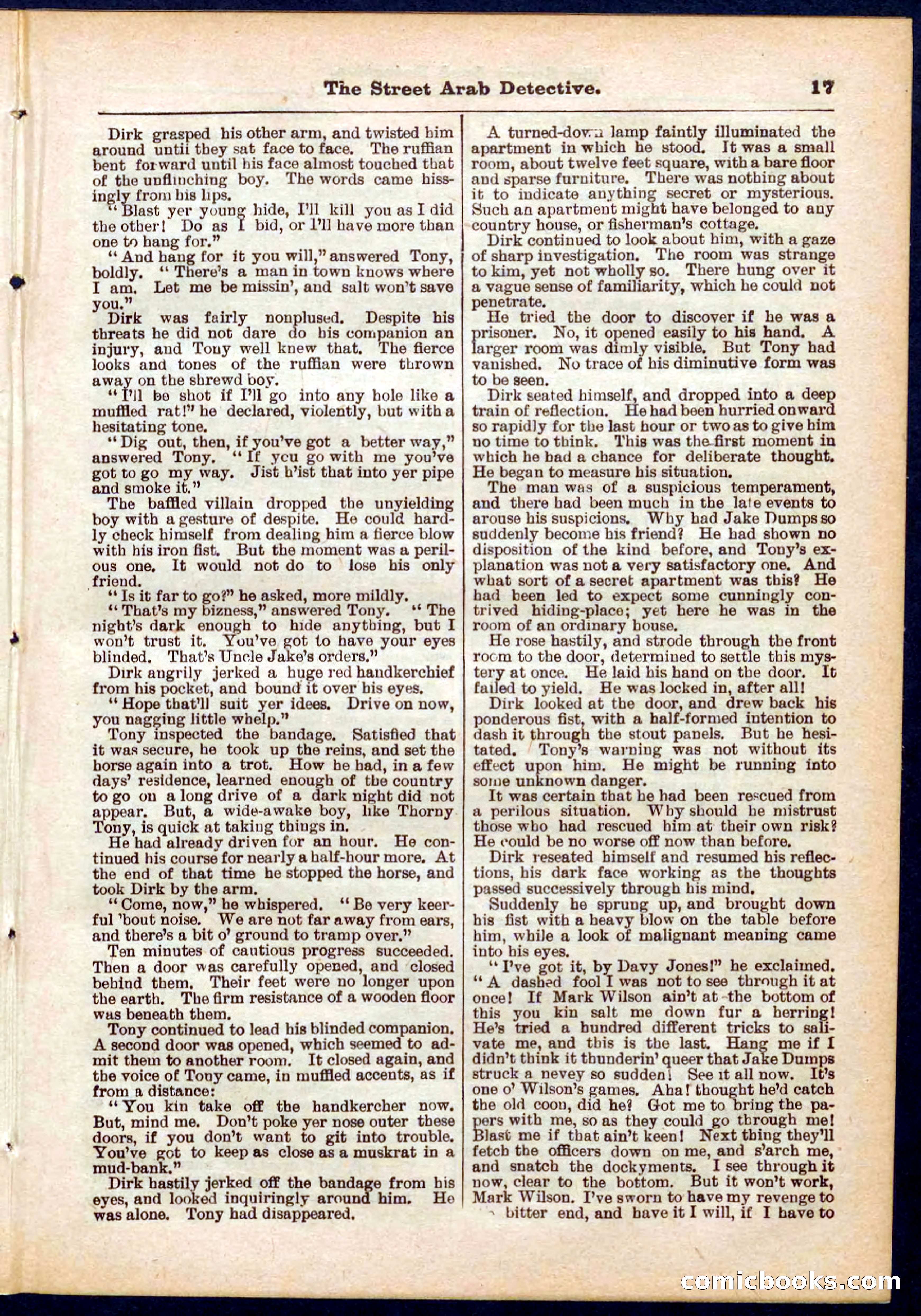Beadle's Pocket Library No. 316: The Street Hard Detective — page 17 of 32