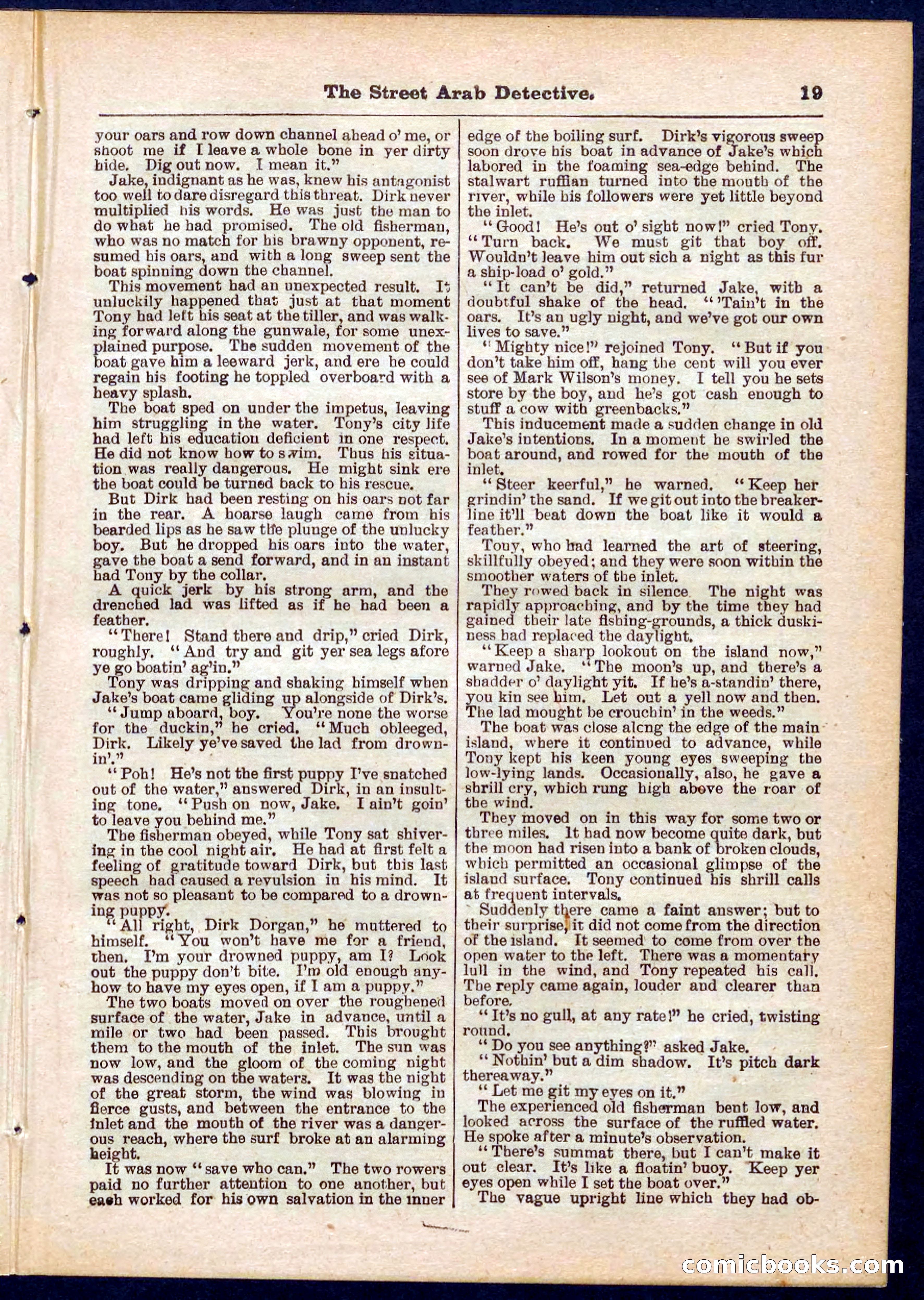Beadle's Pocket Library No. 316: The Street Hard Detective — page 19 of 32