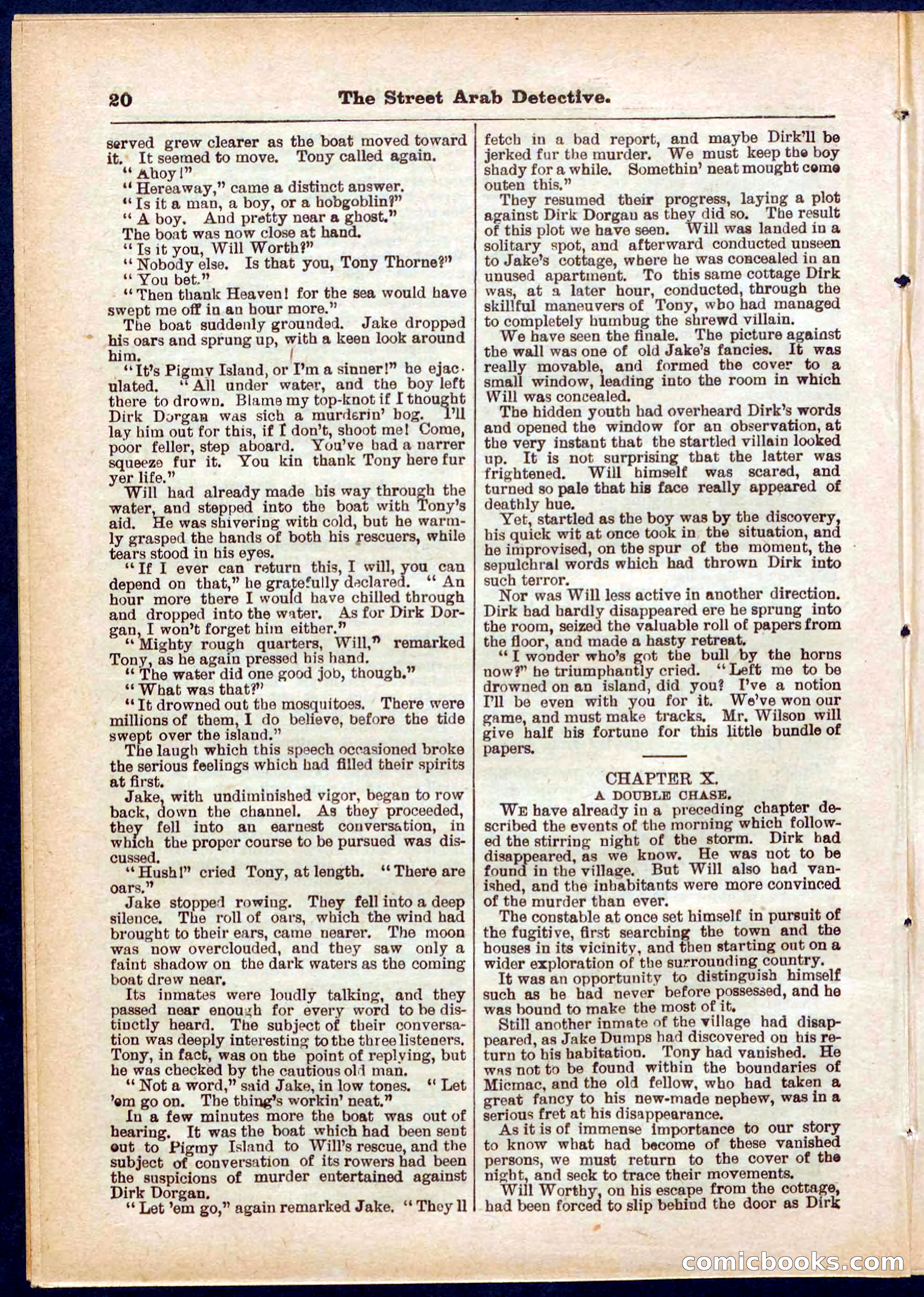 Beadle's Pocket Library No. 316: The Street Hard Detective — page 20 of 32