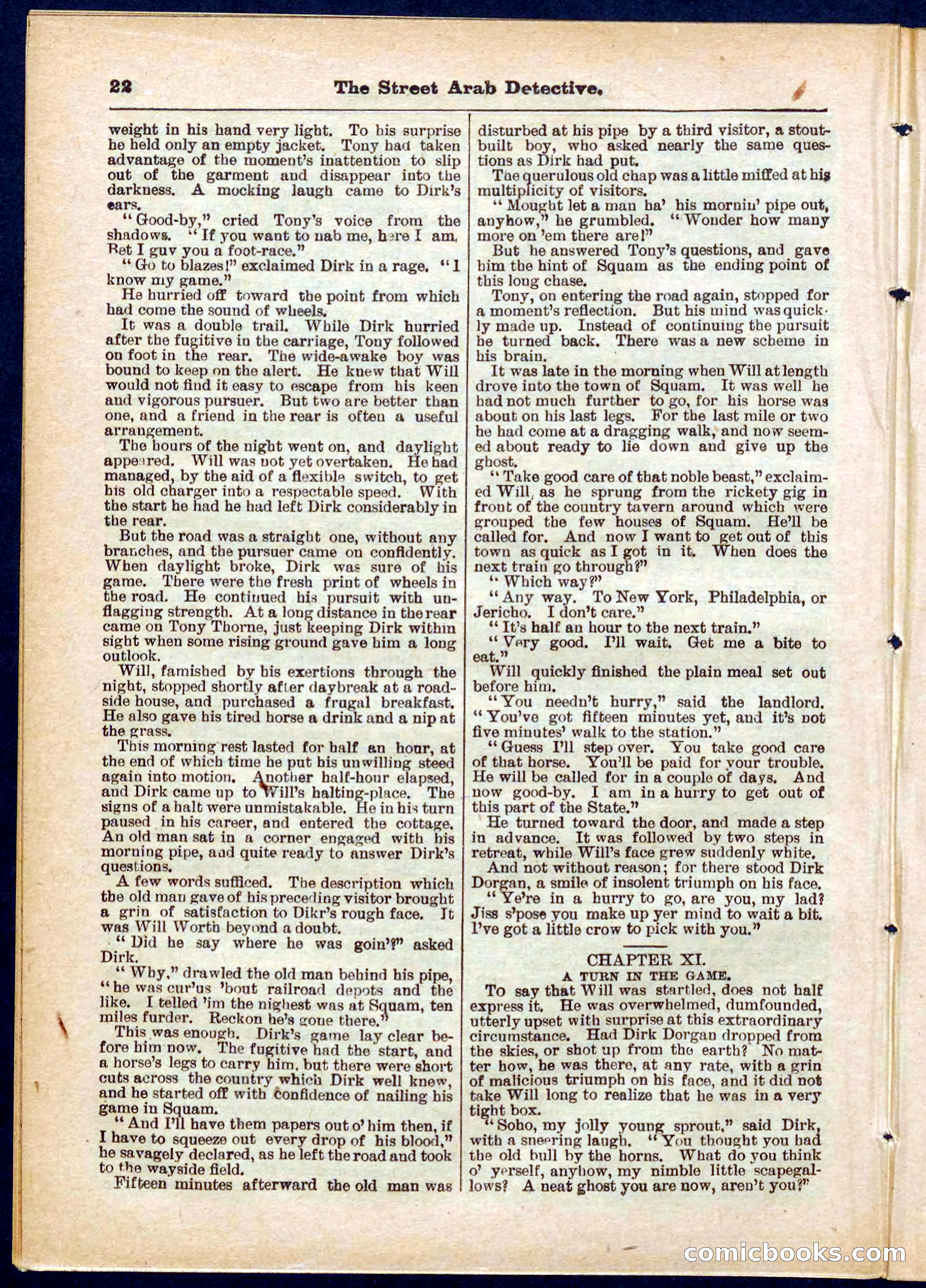Beadle's Pocket Library No. 316: The Street Hard Detective — page 22 of 32