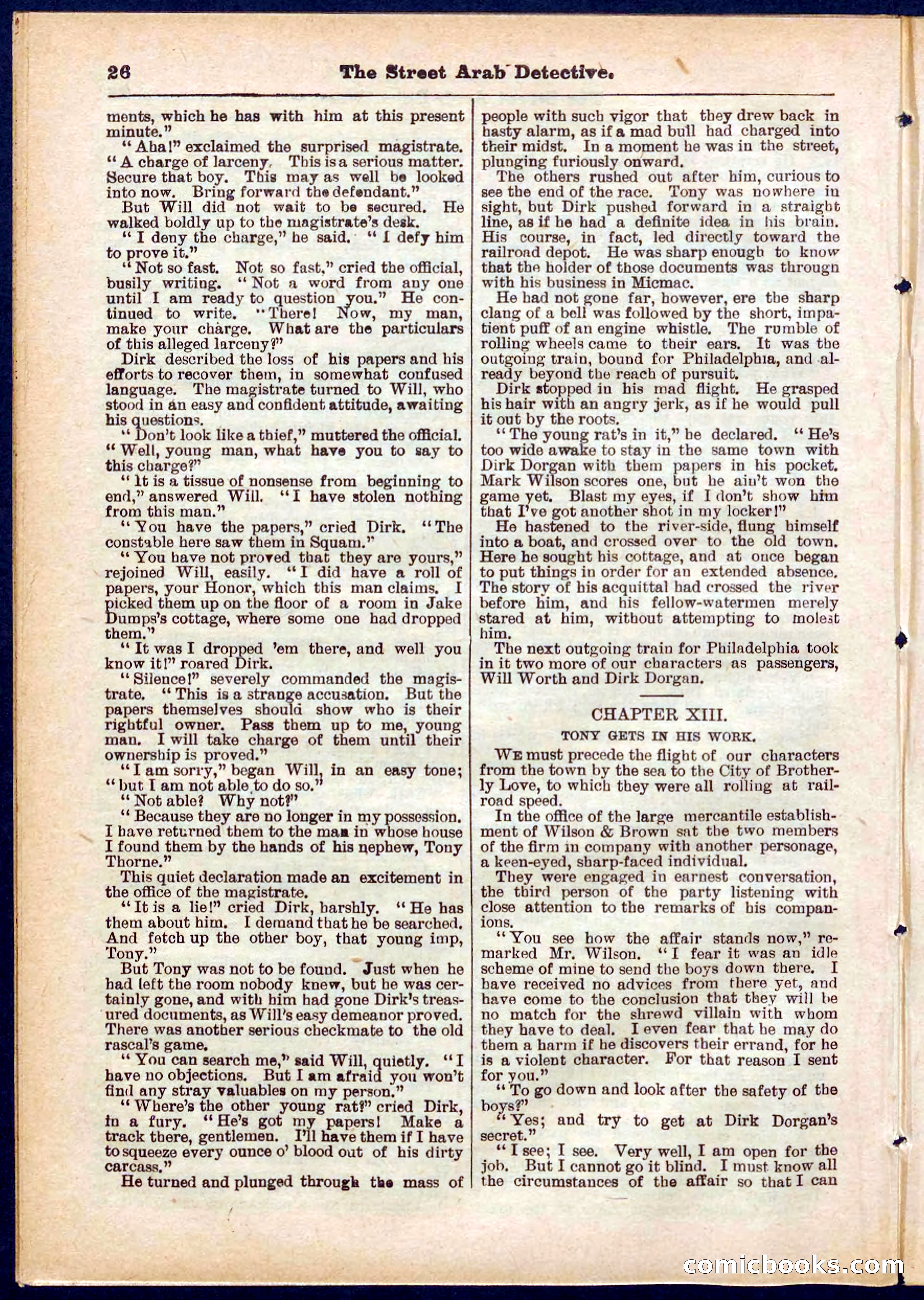 Beadle's Pocket Library No. 316: The Street Hard Detective — page 26 of 32