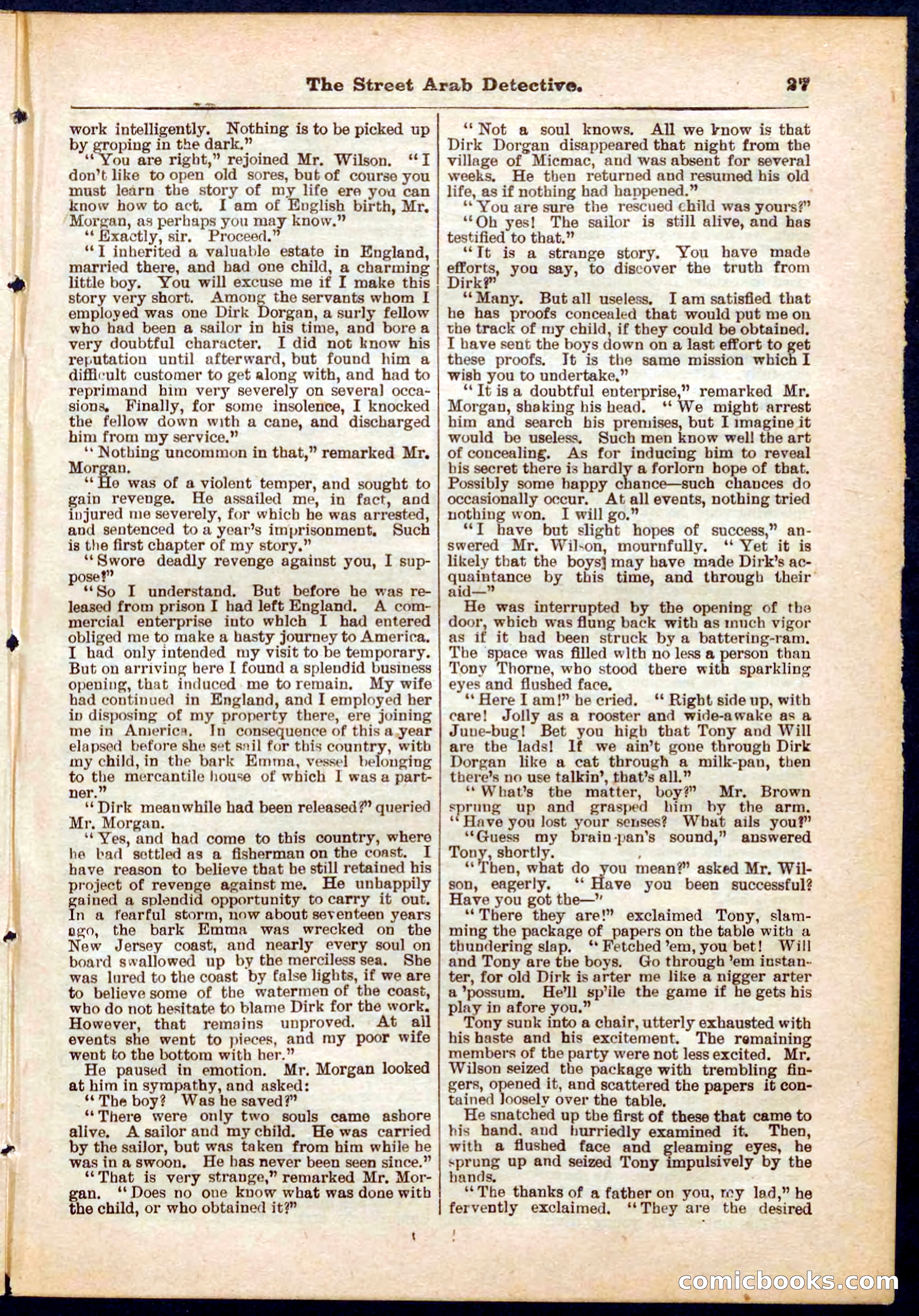 Beadle's Pocket Library No. 316: The Street Hard Detective — page 27 of 32