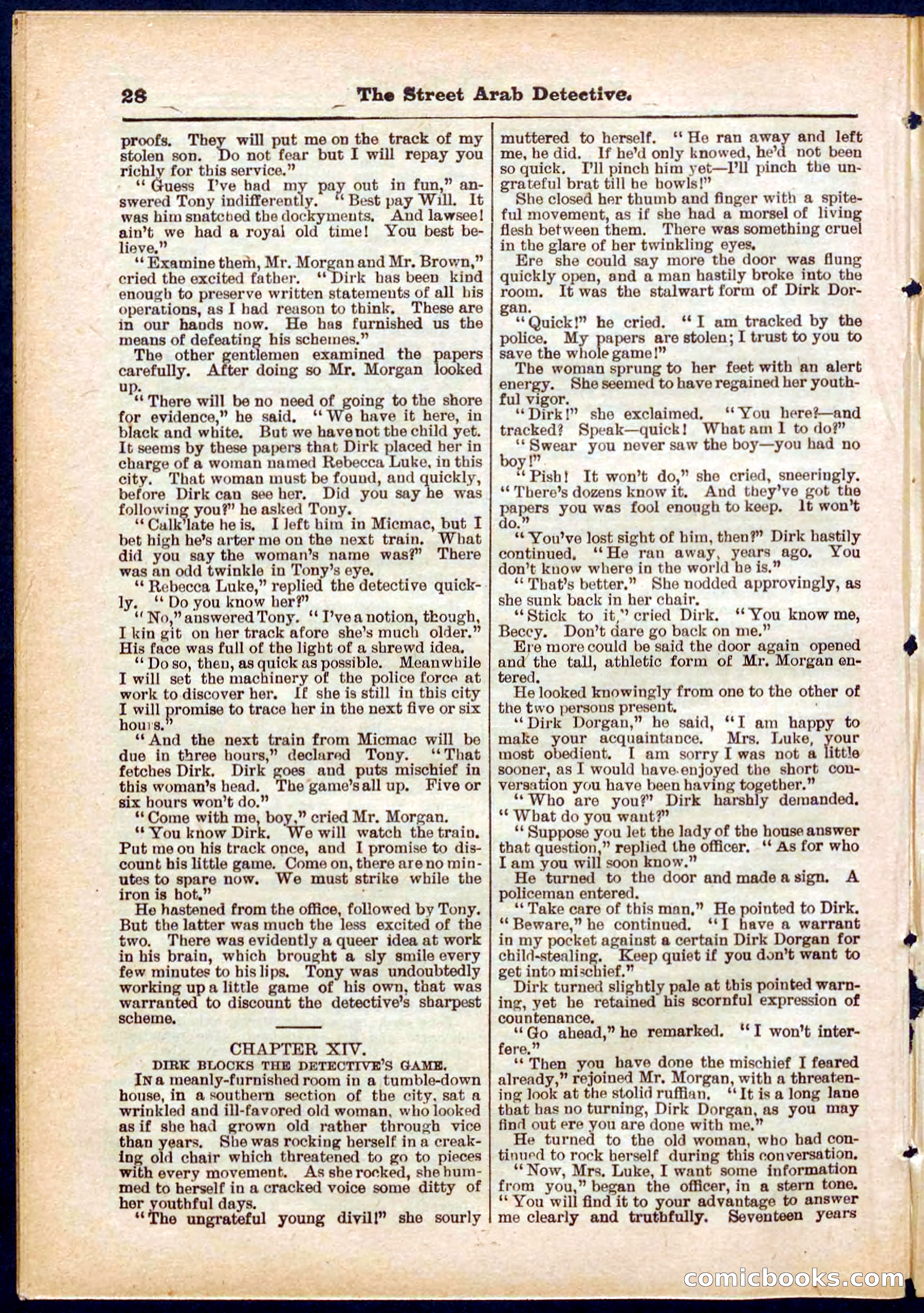 Beadle's Pocket Library No. 316: The Street Hard Detective — page 28 of 32