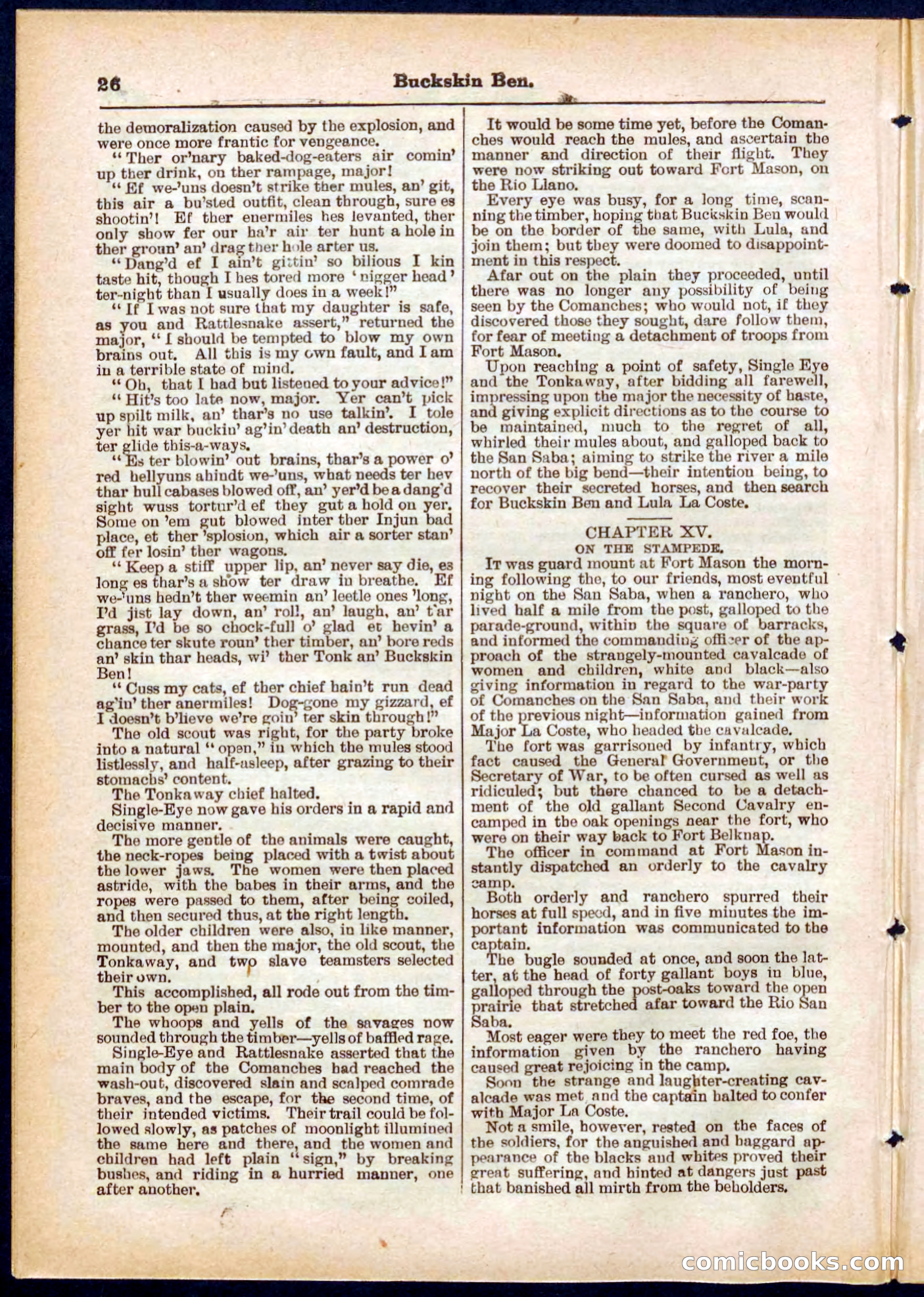 Beadle's Pocket Library No. 317 — page 26 of 32