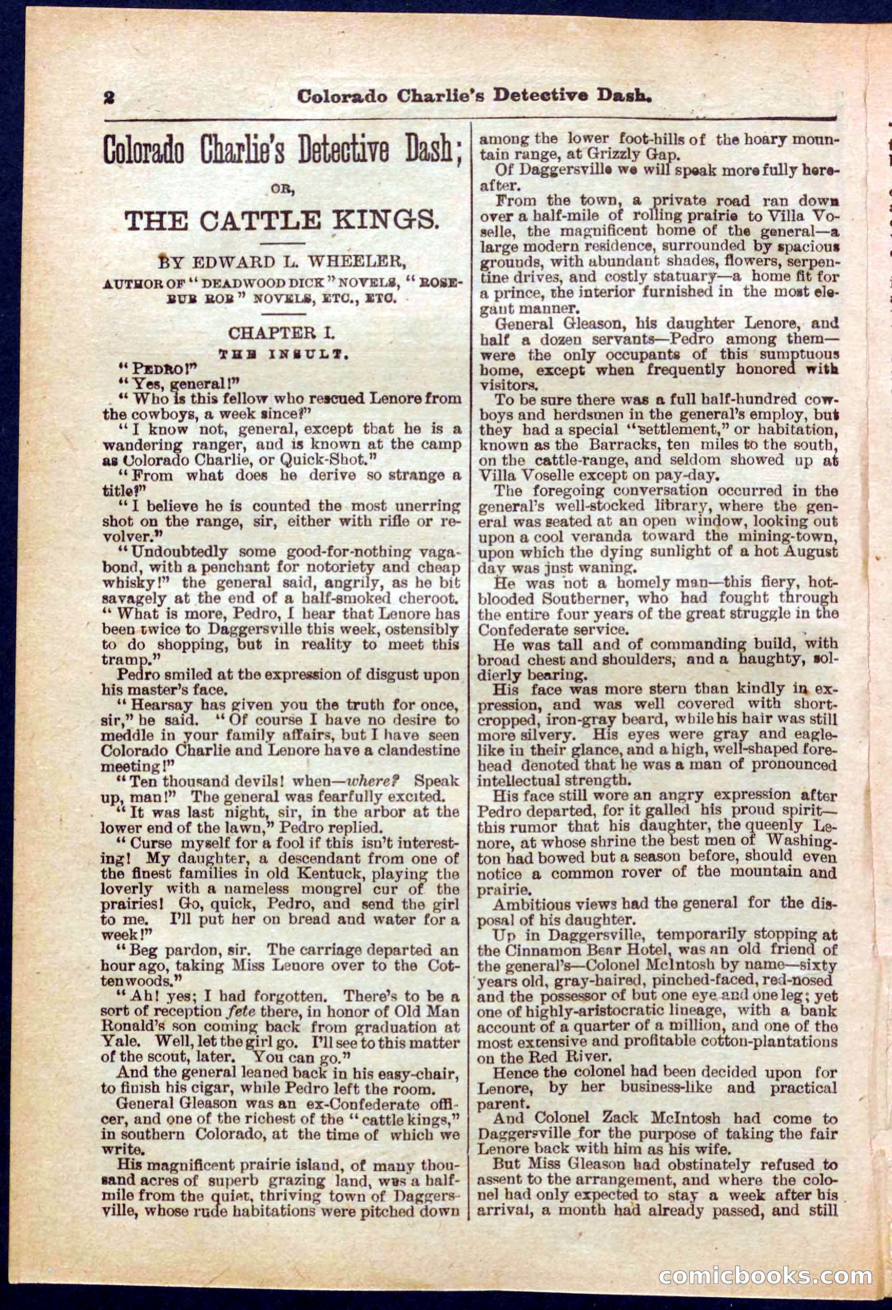 Beadle's Pocket Library No. 318 — page 2 of 32