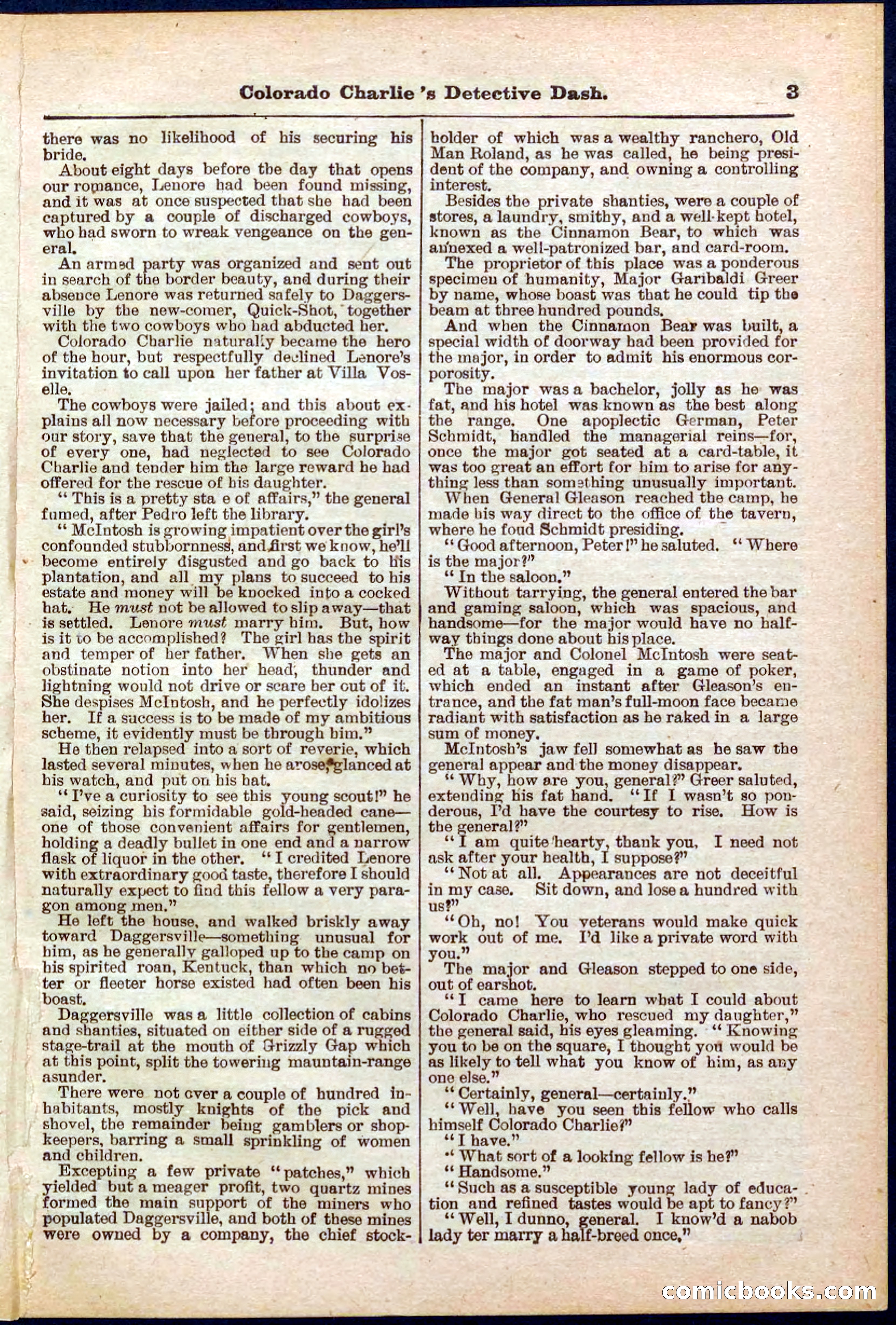 Beadle's Pocket Library No. 318 — page 3 of 32