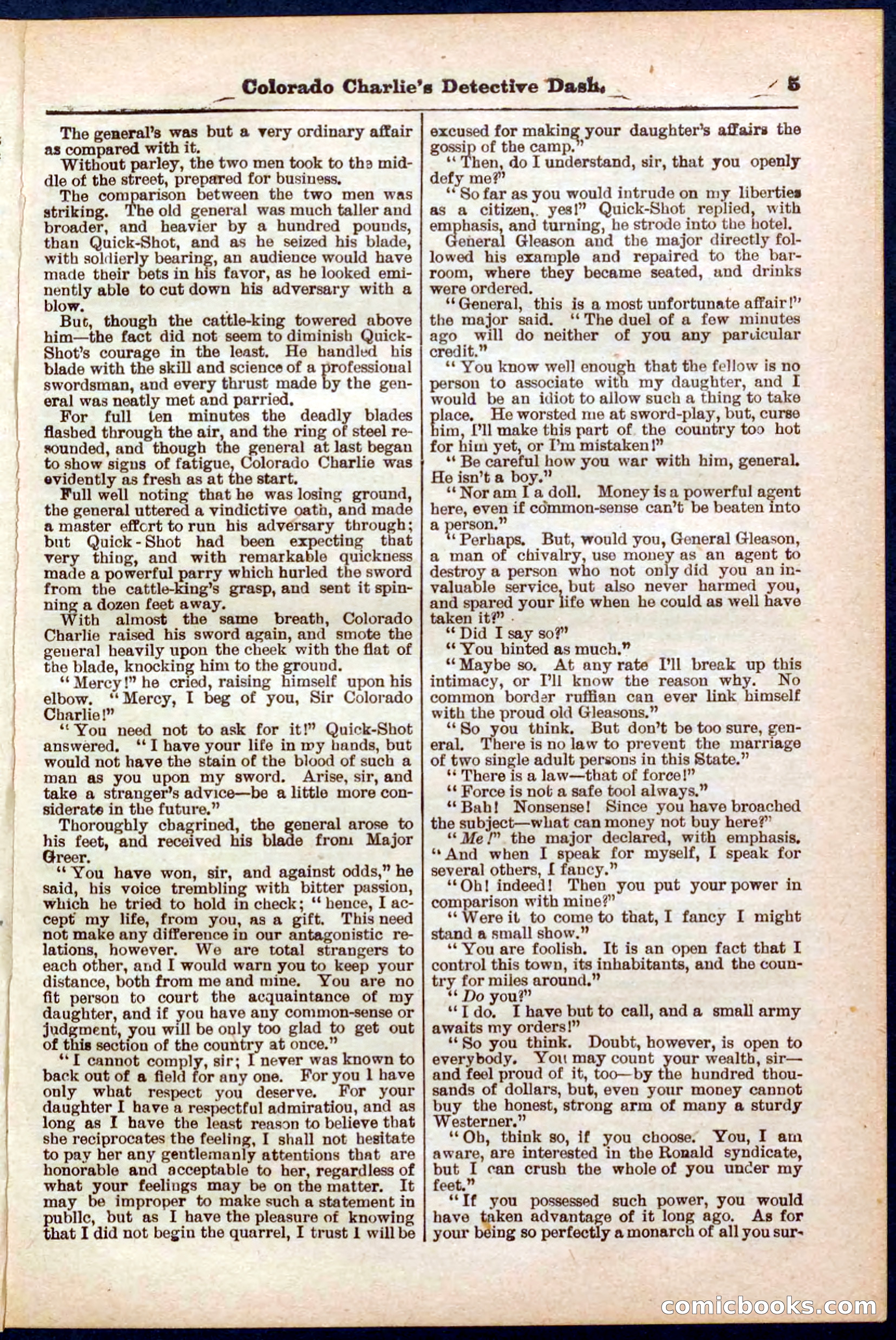 Beadle's Pocket Library No. 318 — page 5 of 32