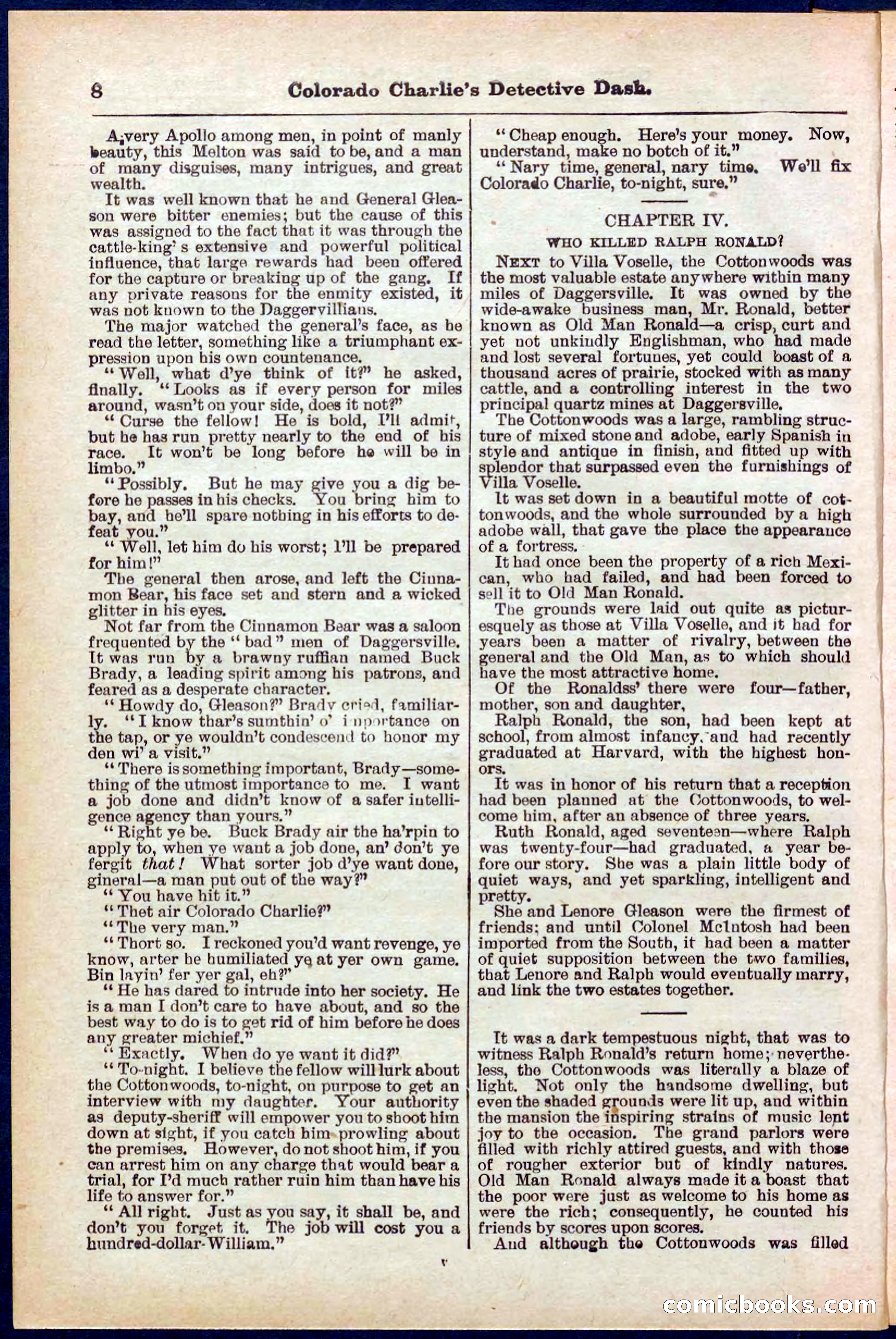 Beadle's Pocket Library No. 318 — page 8 of 32