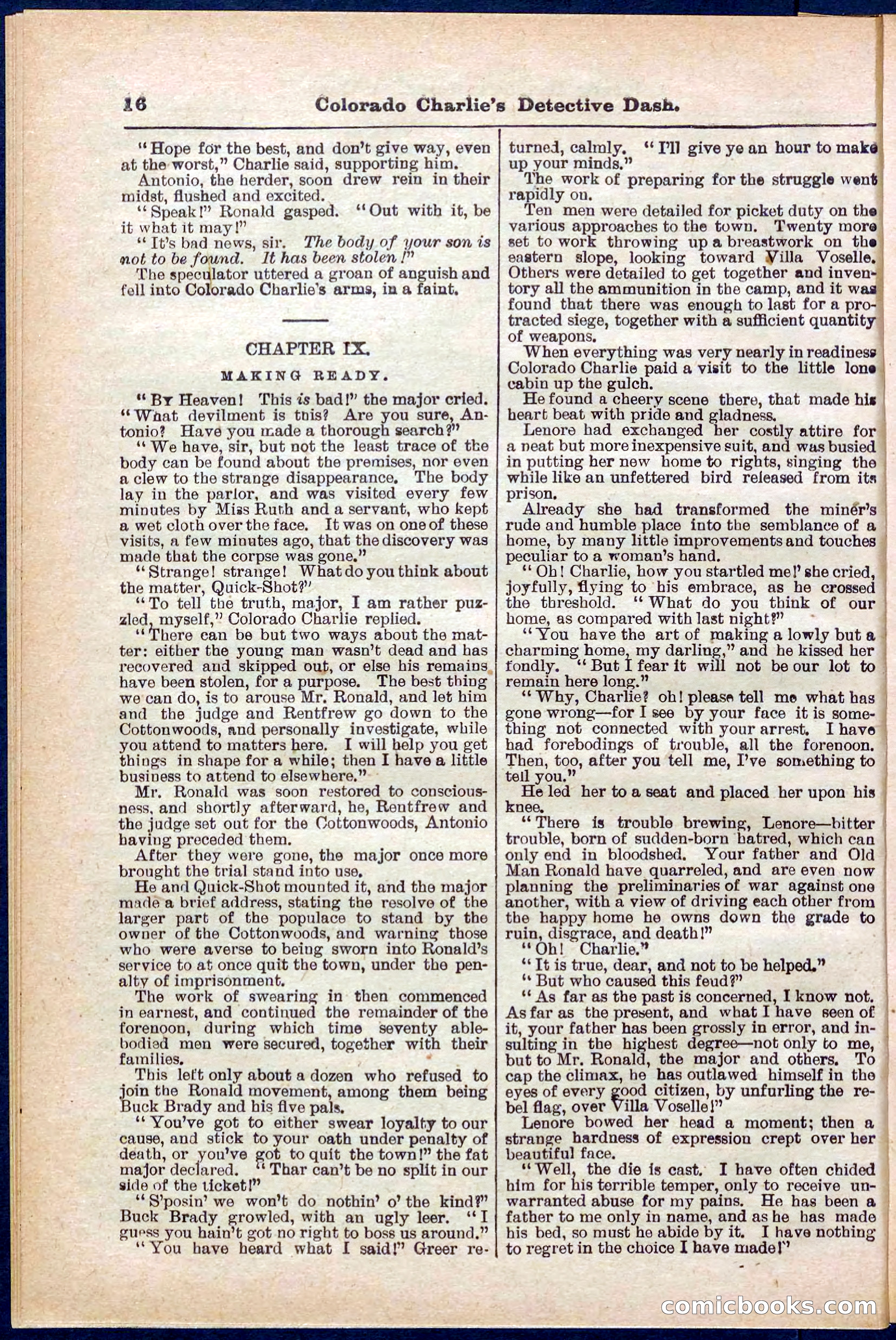 Beadle's Pocket Library No. 318 — page 16 of 32
