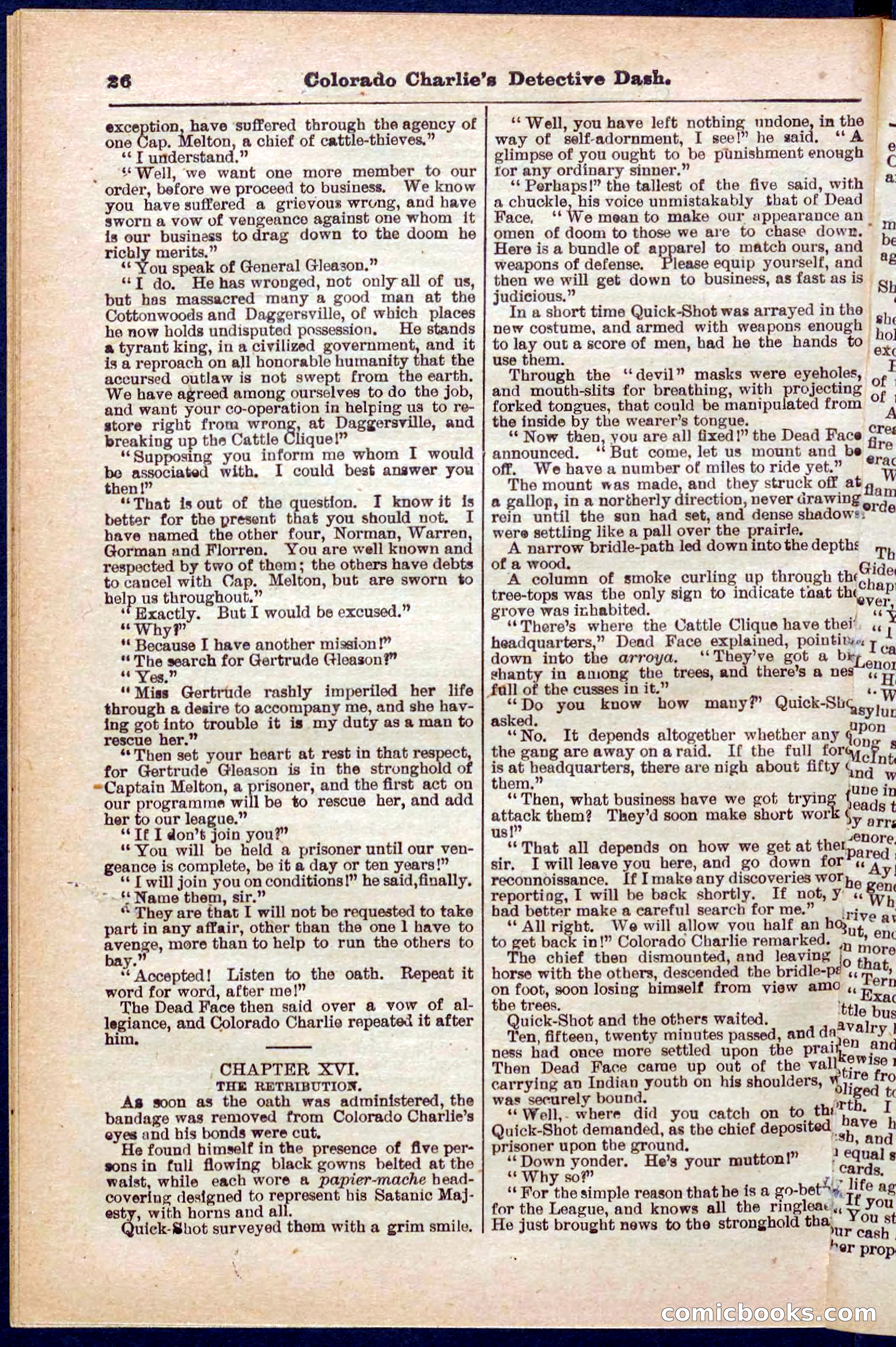 Beadle's Pocket Library No. 318 — page 26 of 32