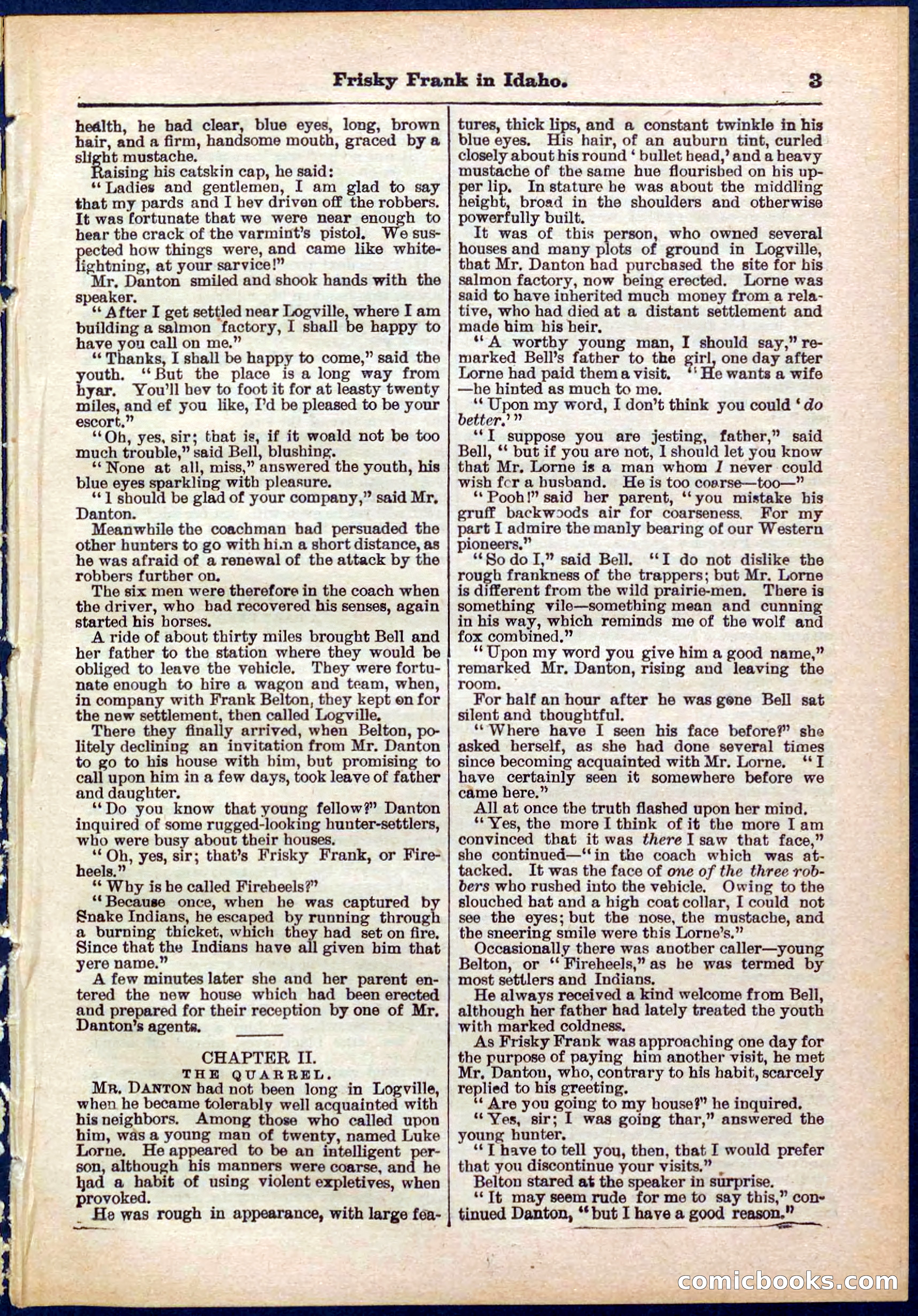Beadle's Pocket Library No. 319 — page 3 of 32