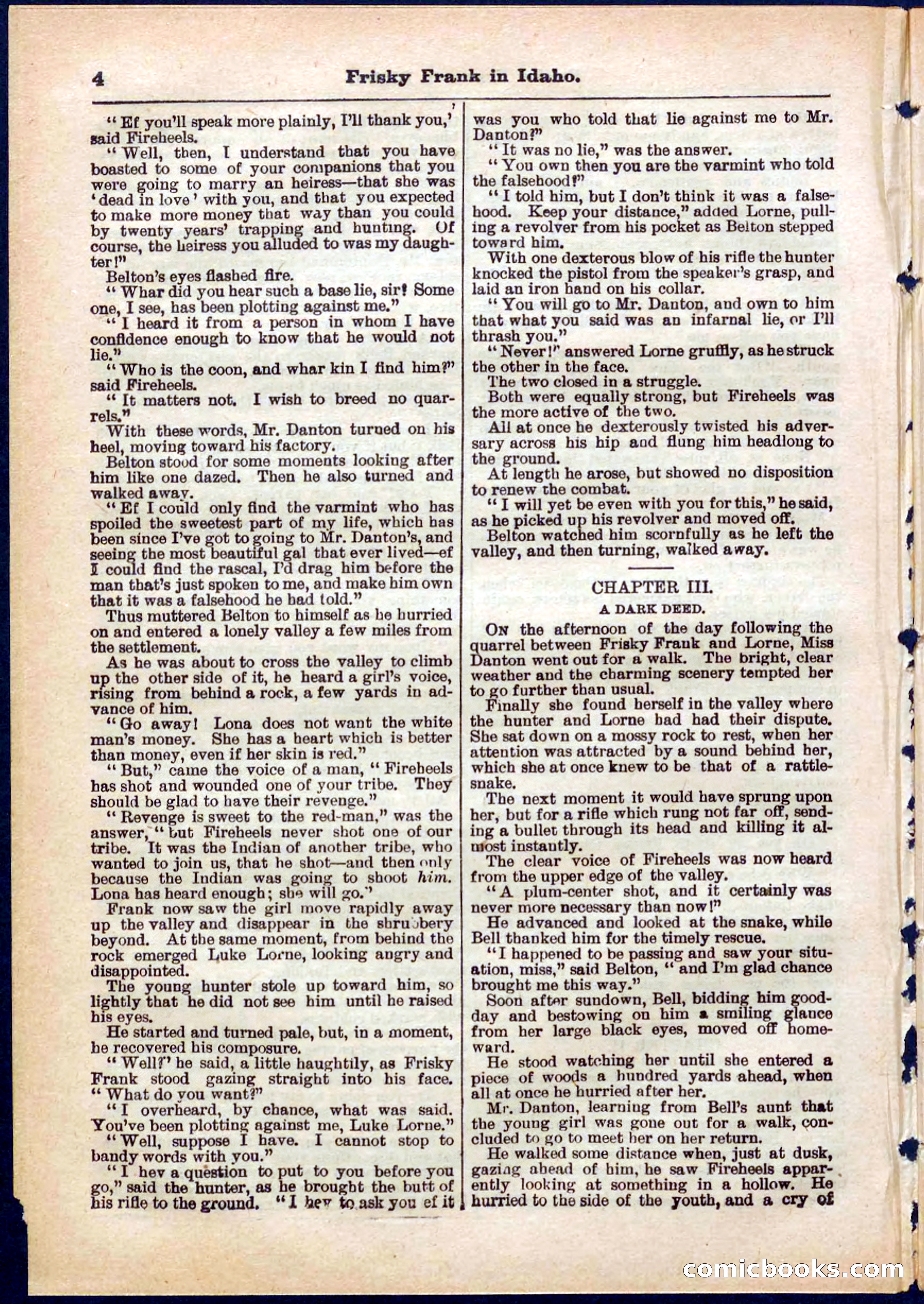 Beadle's Pocket Library No. 319 — page 4 of 32