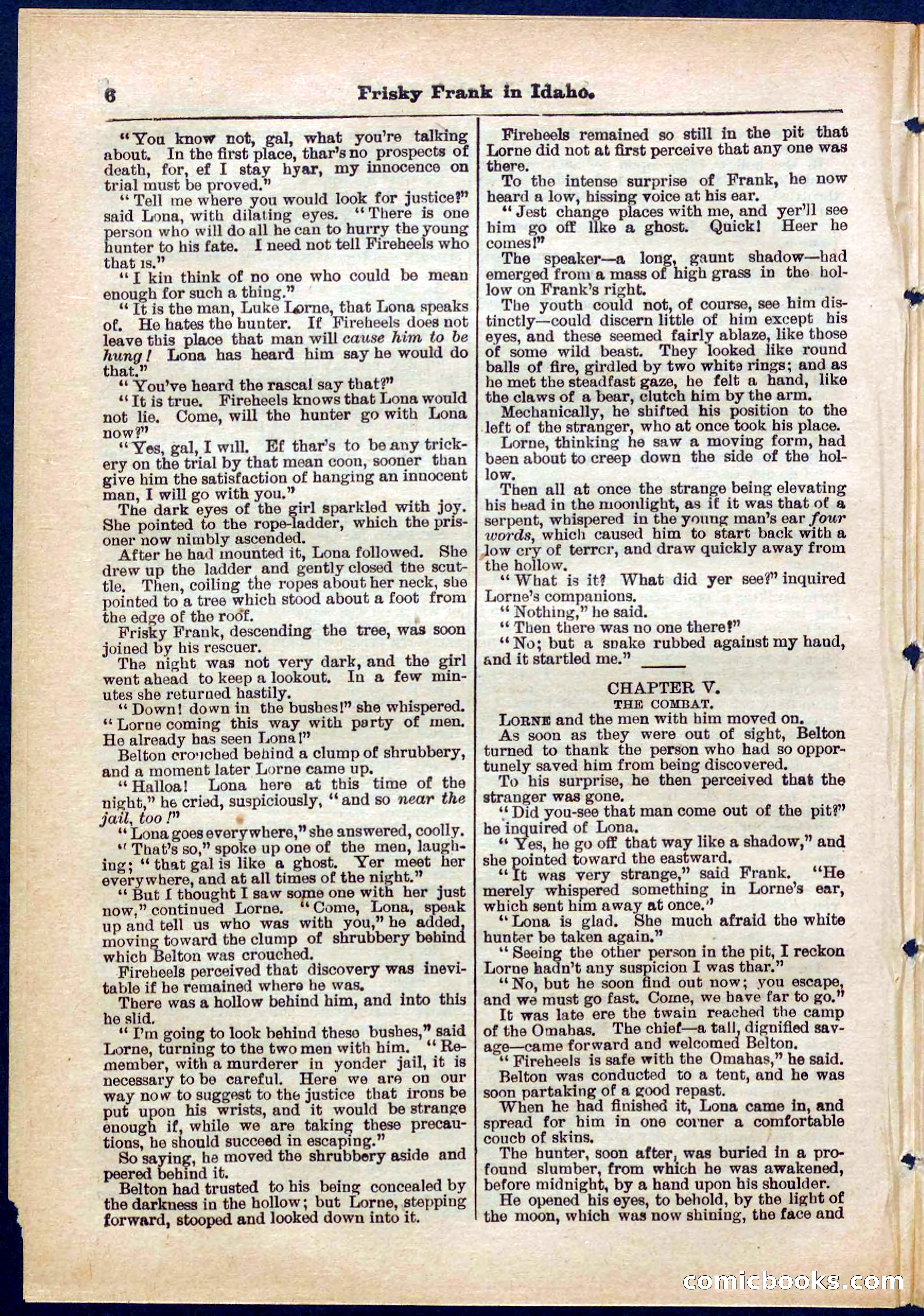 Beadle's Pocket Library No. 319 — page 6 of 32