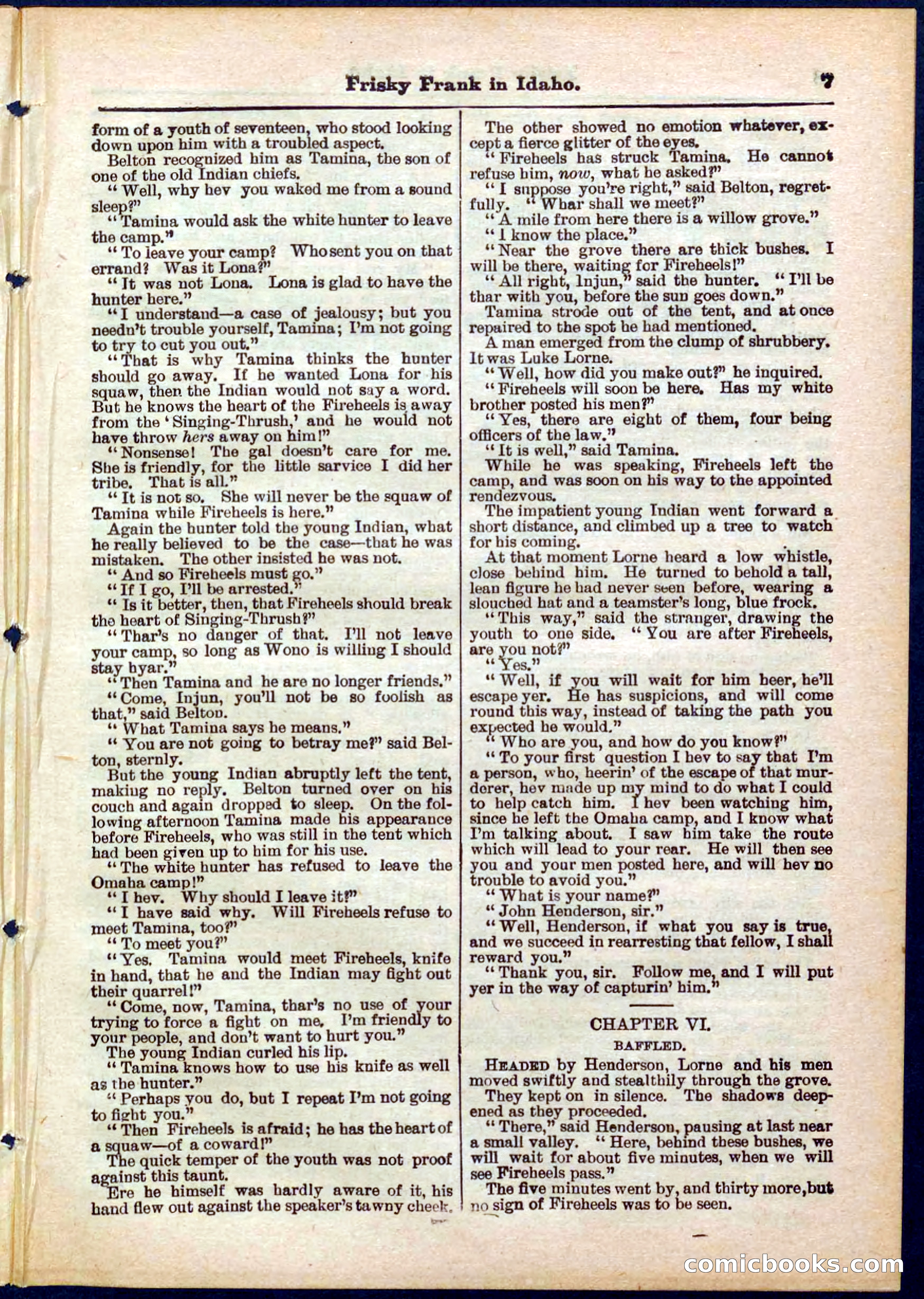 Beadle's Pocket Library No. 319 — page 7 of 32