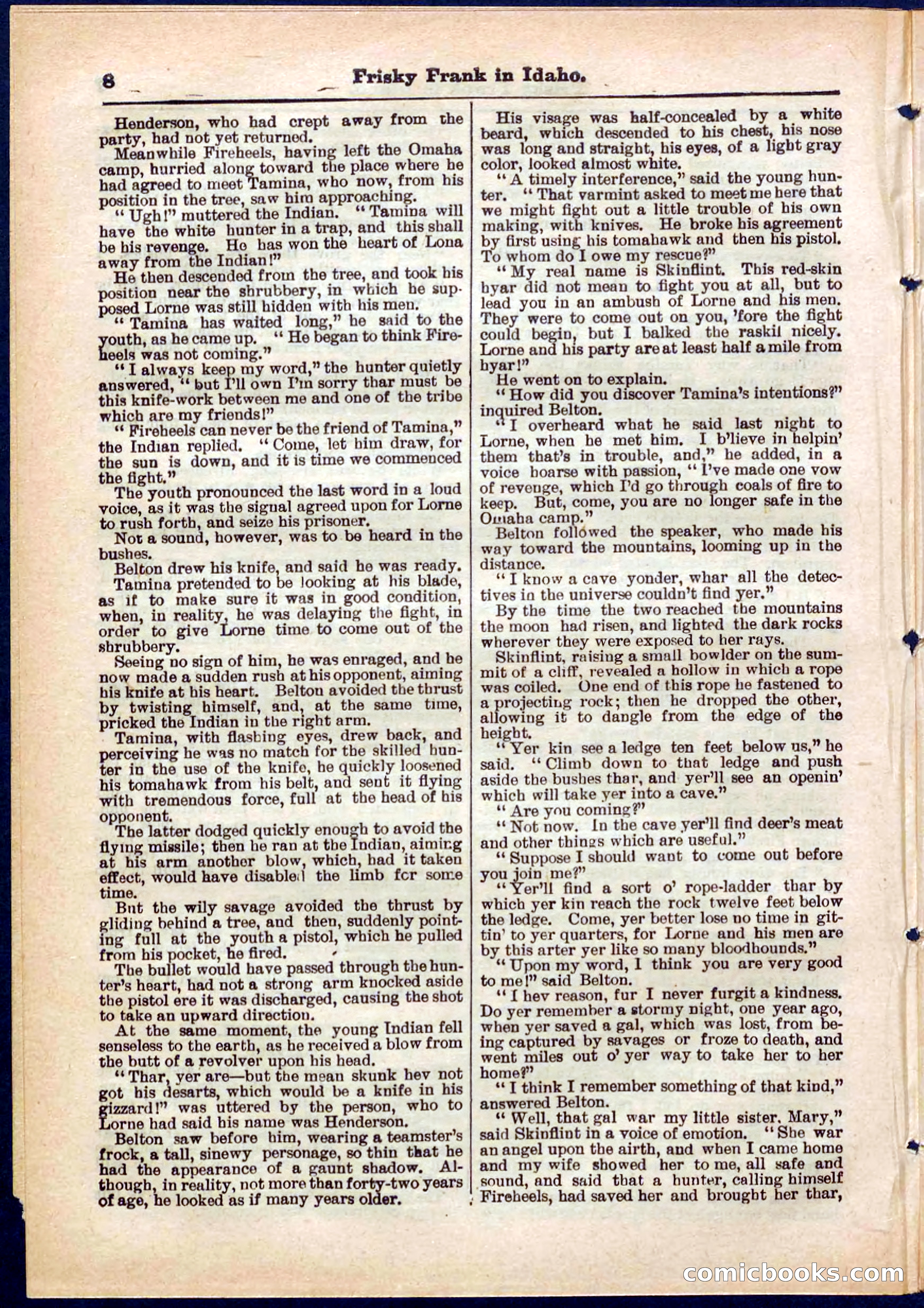 Beadle's Pocket Library No. 319 — page 8 of 32