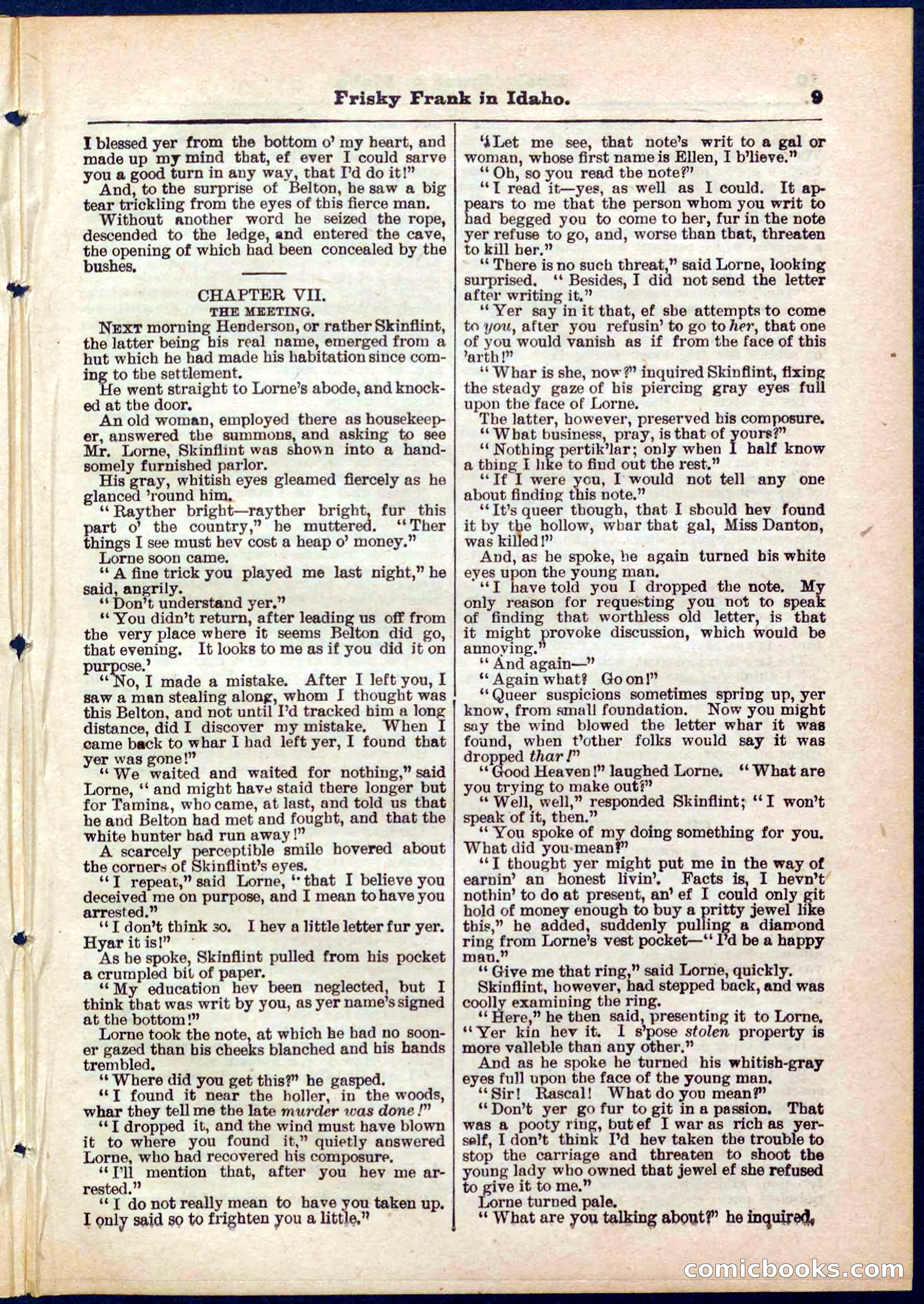 Beadle's Pocket Library No. 319 — page 9 of 32