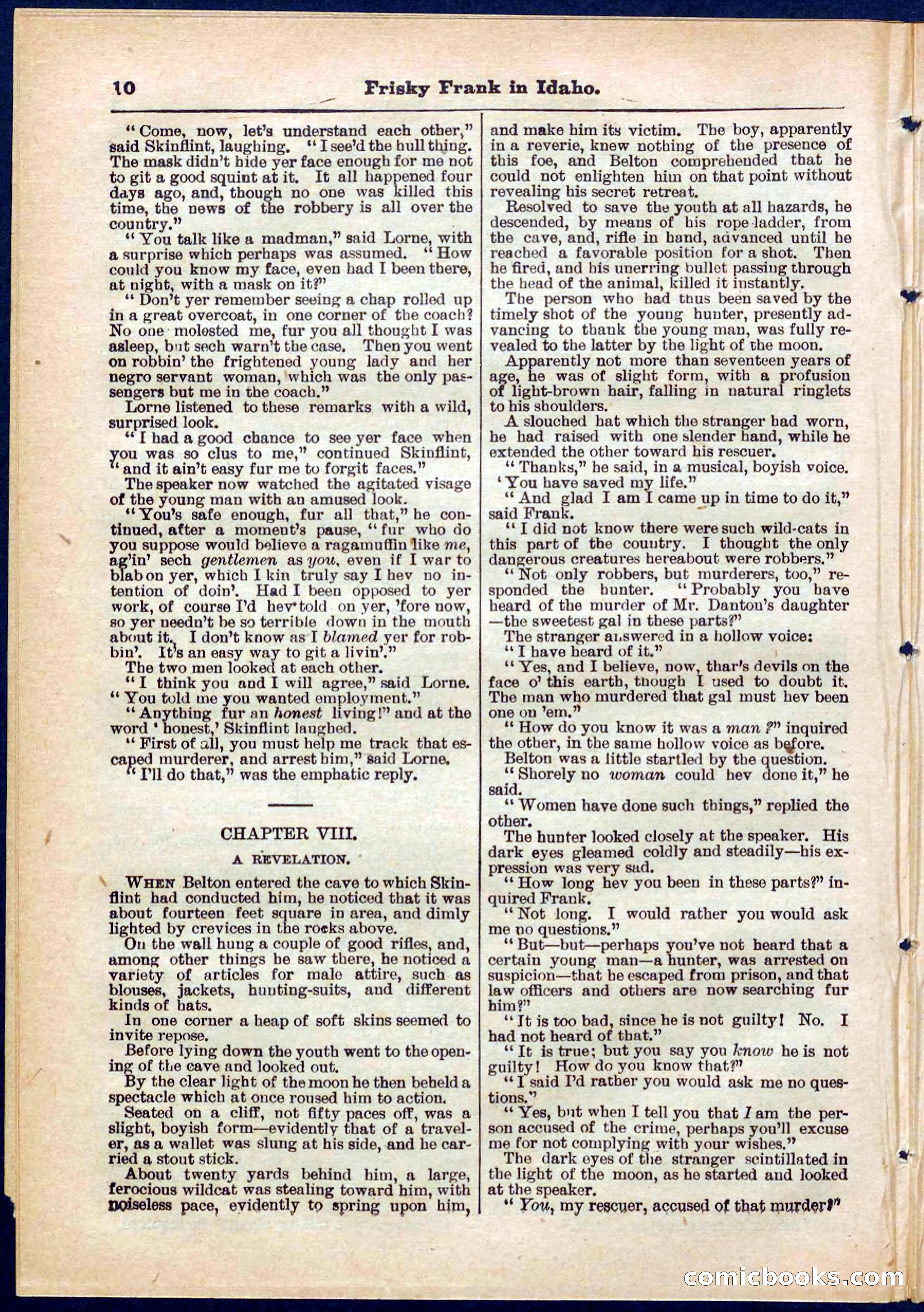 Beadle's Pocket Library No. 319 — page 10 of 32