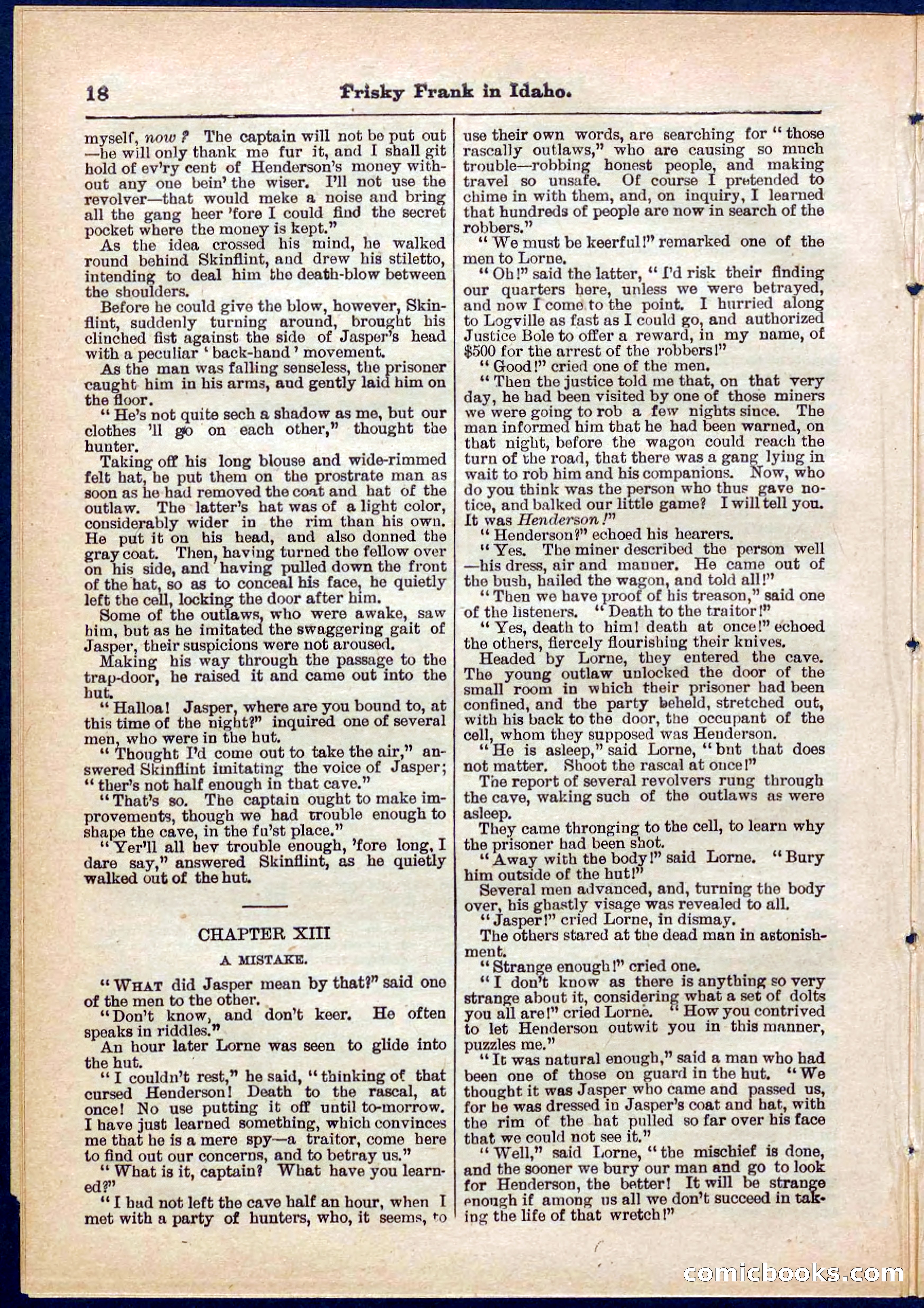 Beadle's Pocket Library No. 319 — page 18 of 32