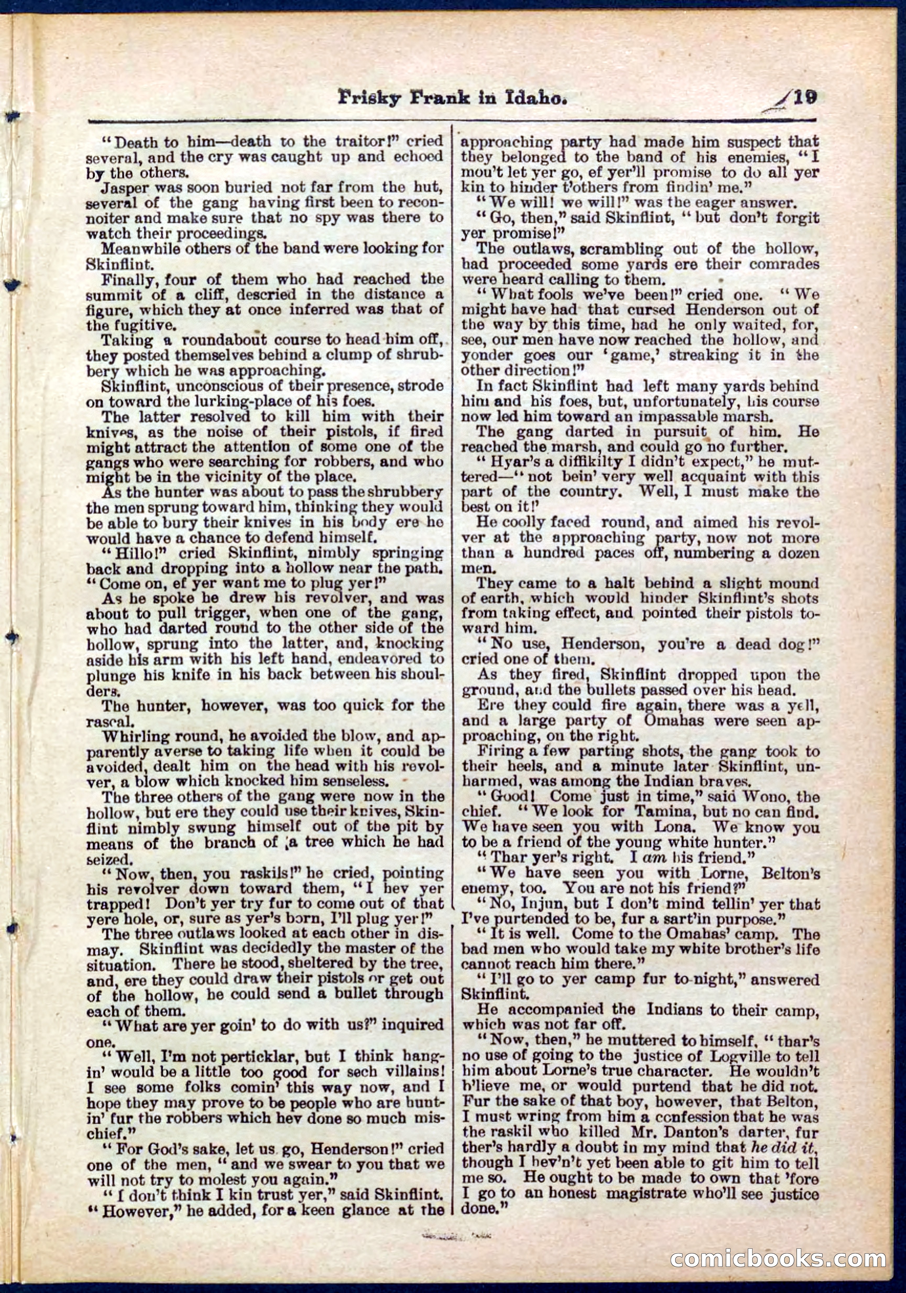 Beadle's Pocket Library No. 319 — page 19 of 32