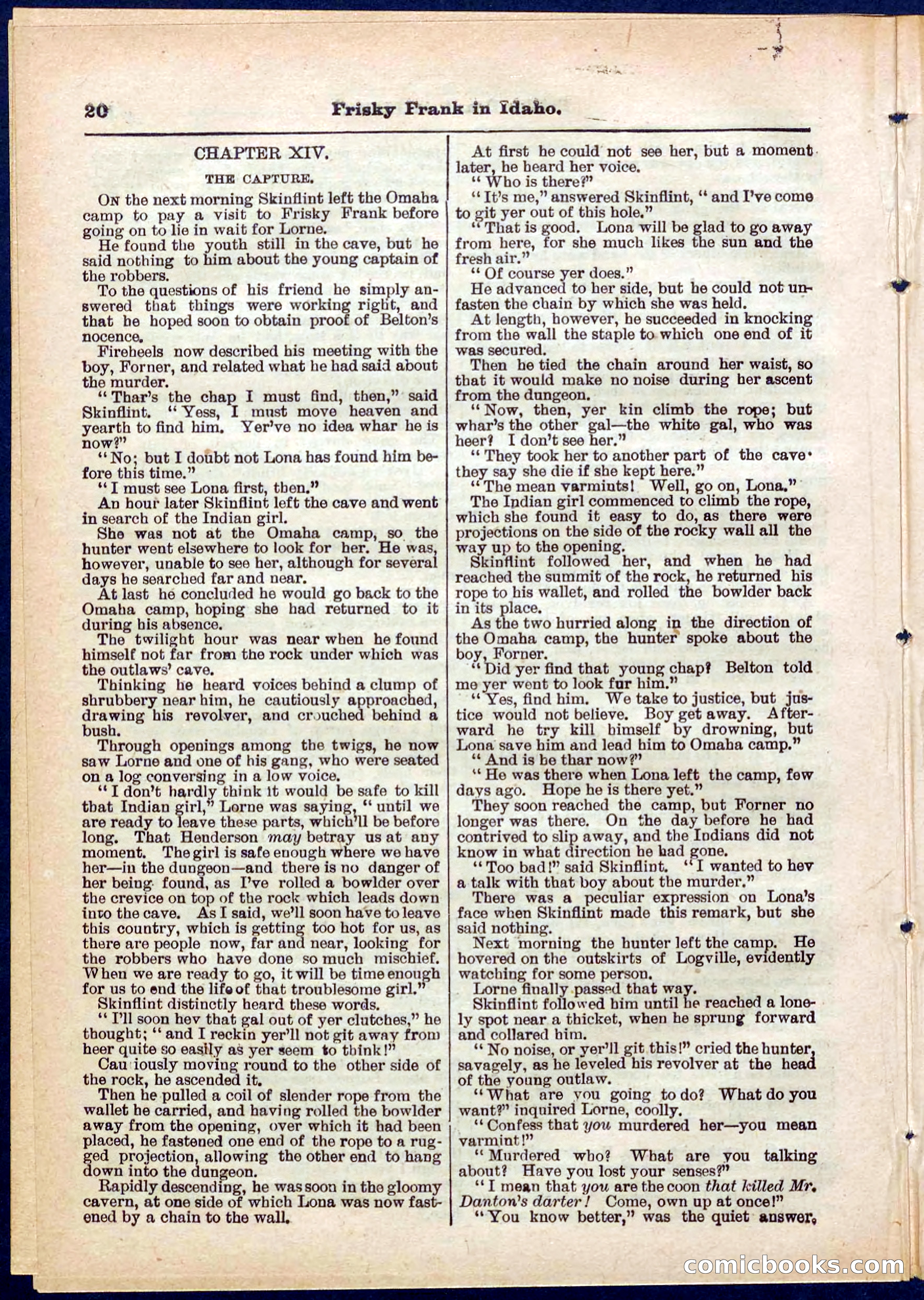 Beadle's Pocket Library No. 319 — page 20 of 32