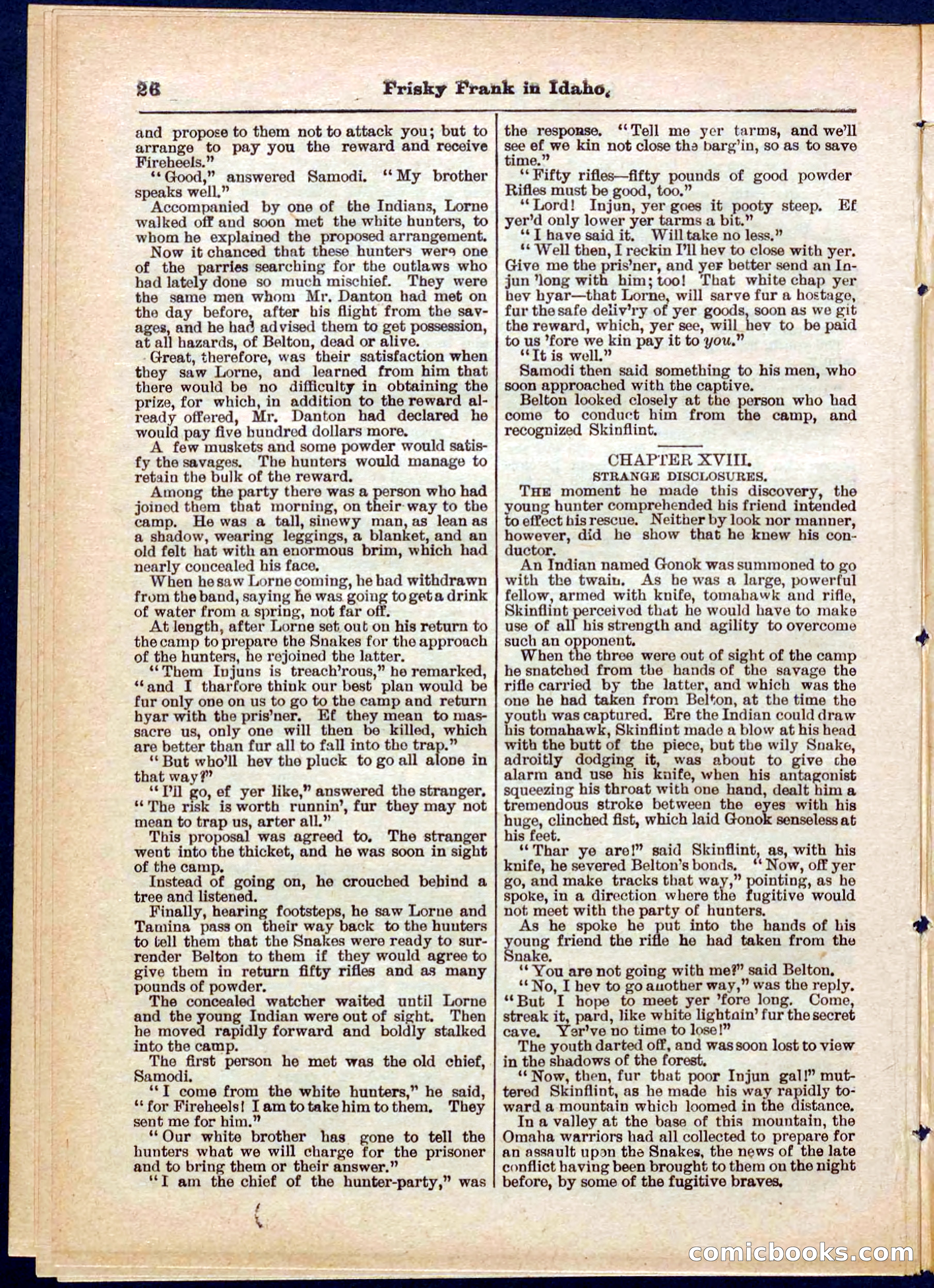 Beadle's Pocket Library No. 319 — page 26 of 32
