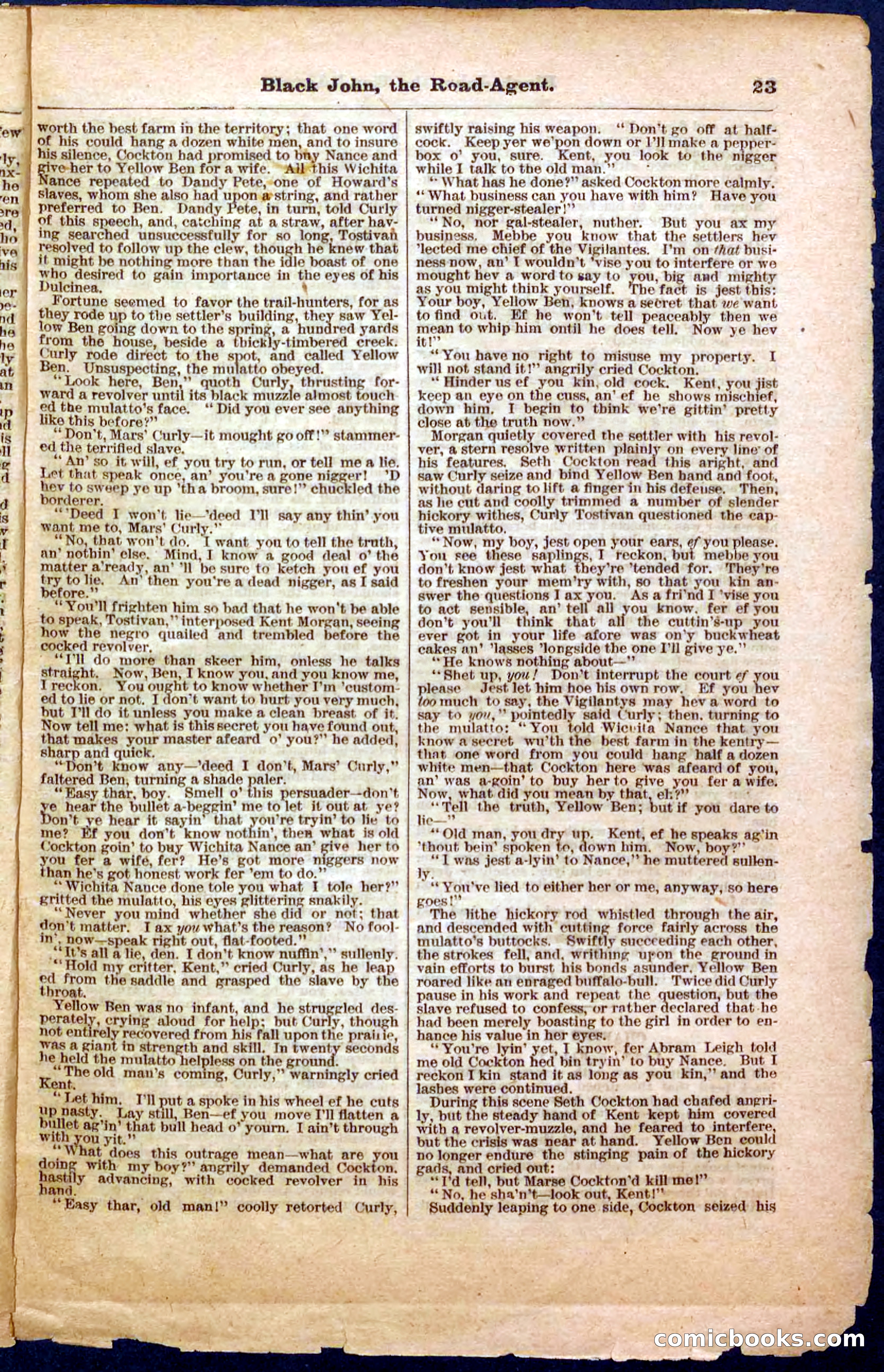 Beadle's Pocket Library, Vol. III, No. 32 — page 23 of 32