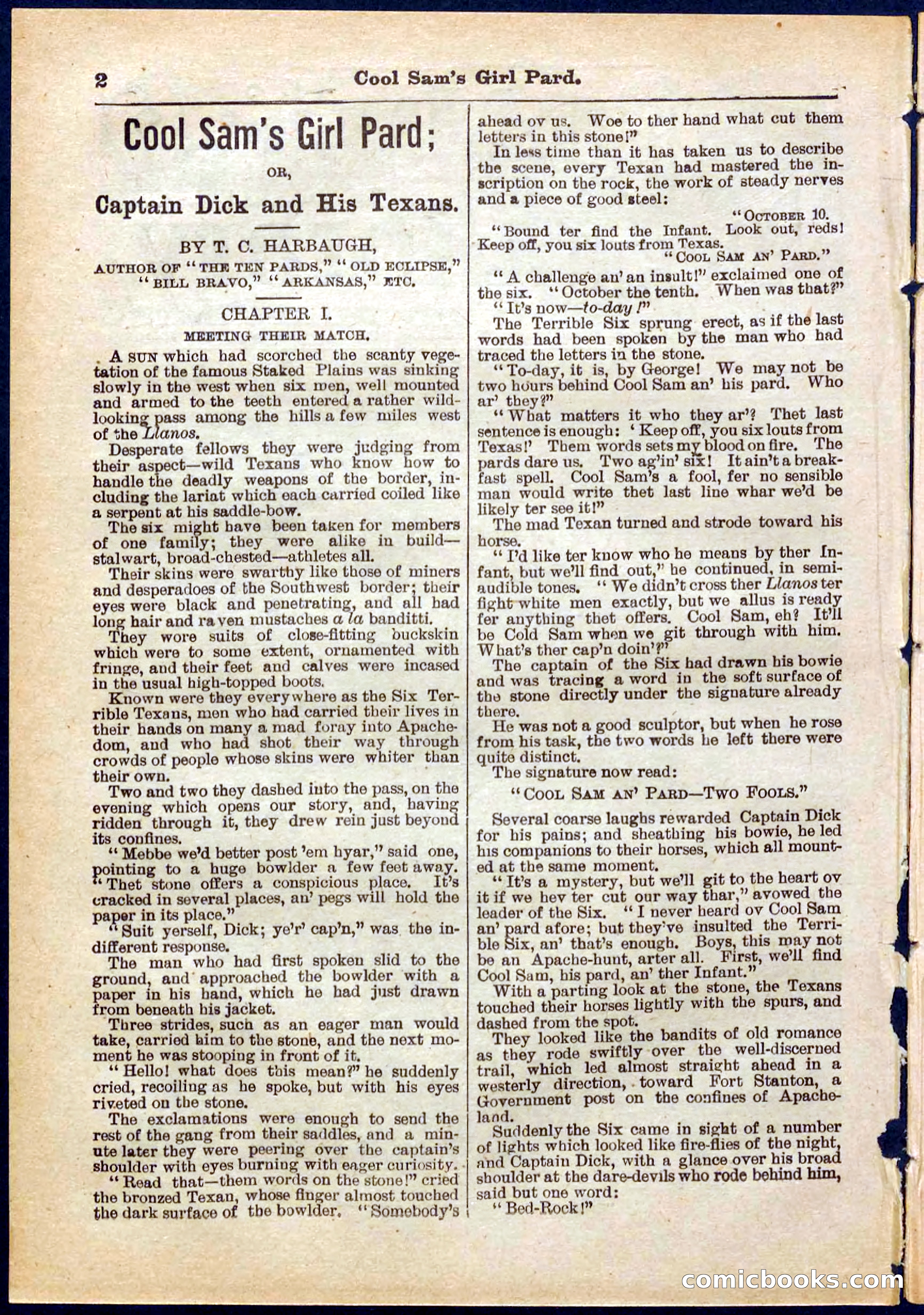 Beadle's Pocket Library No. 320 — page 2 of 32
