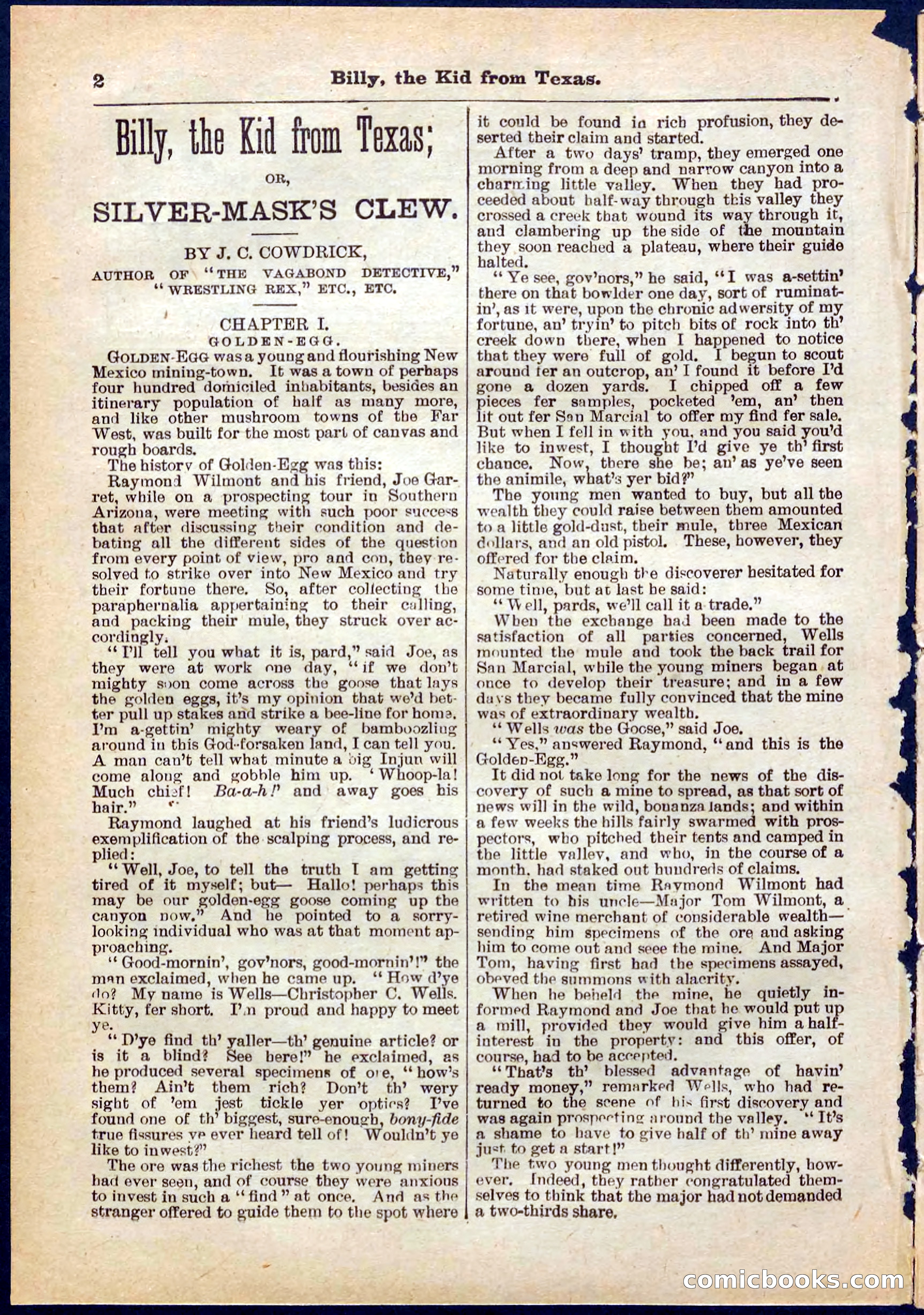 Beadle's Pocket Library No. 321 — page 2 of 32